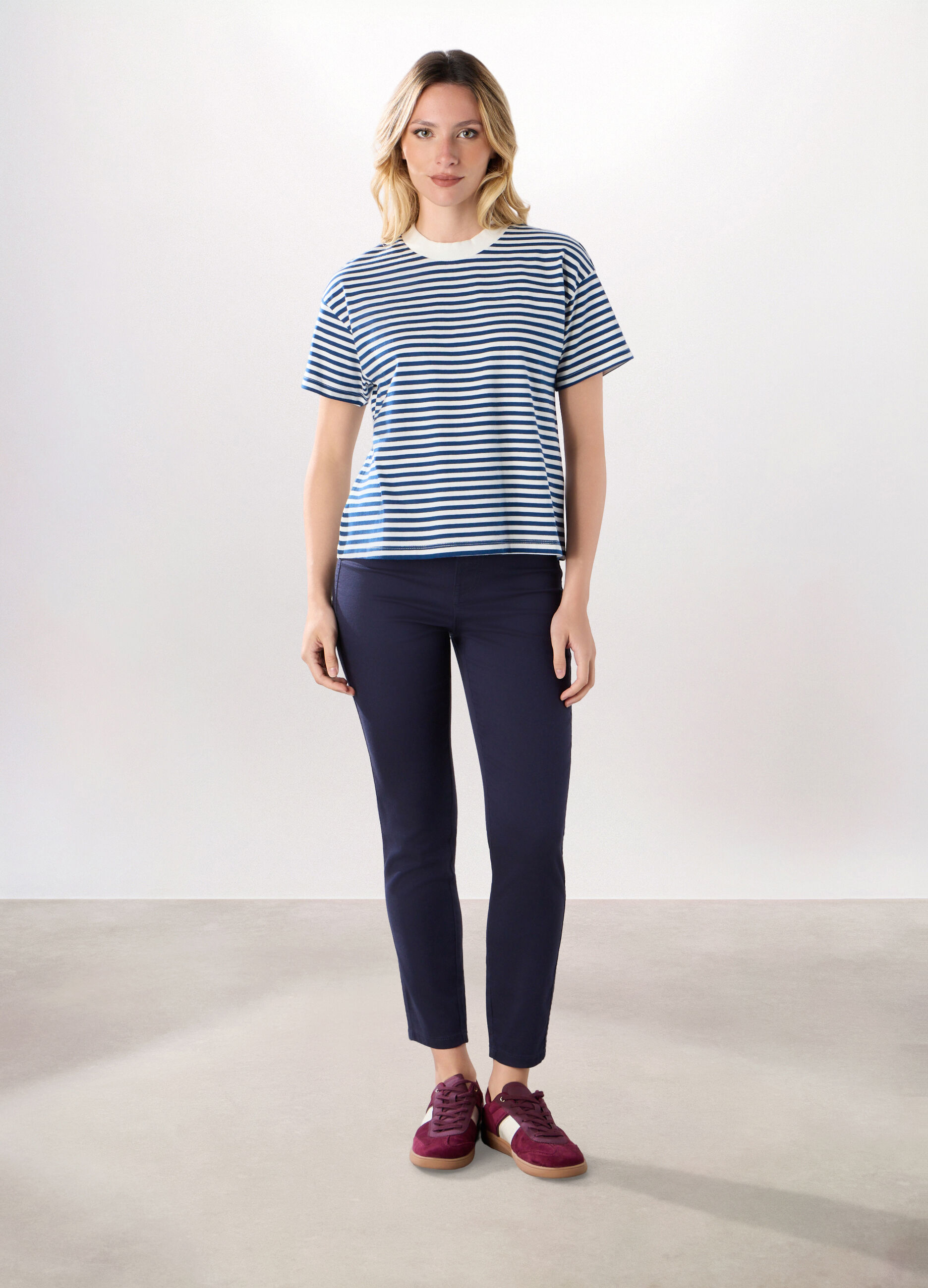 Treggings in cotone stretch donna_0