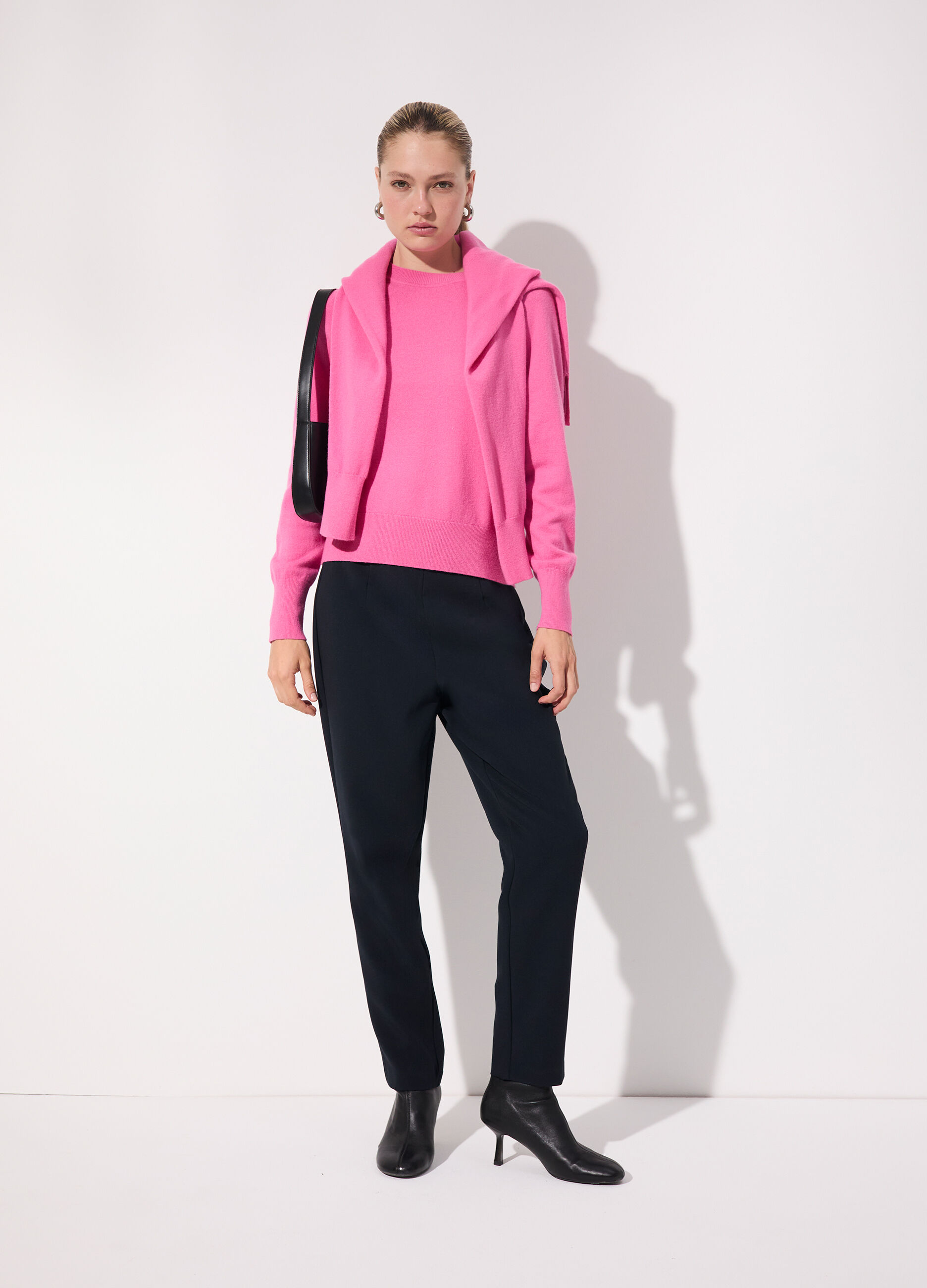 Pullover in pura lana merino donna_0