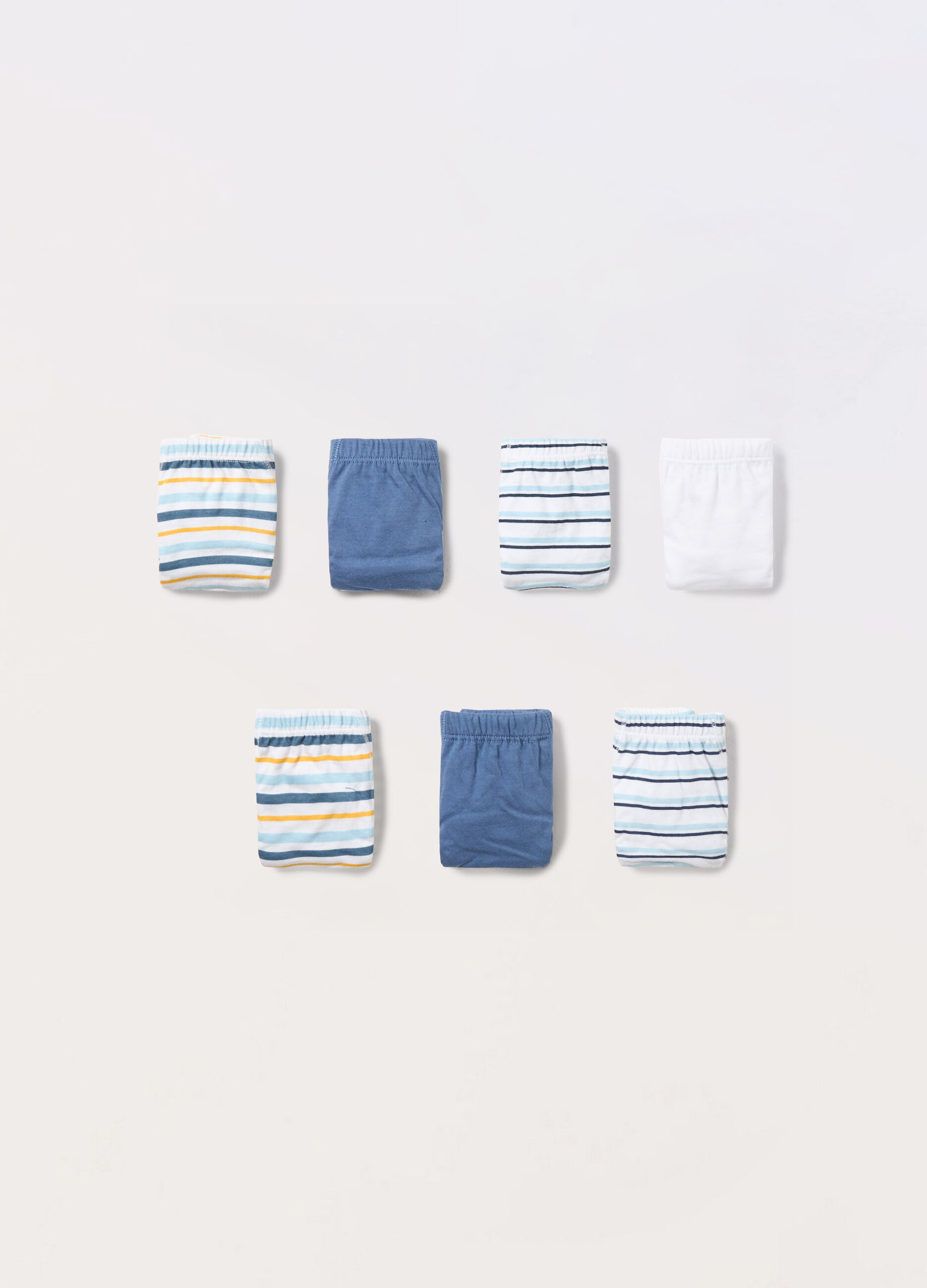 Pack 7 slip in jersey di puro cotone bambino_0