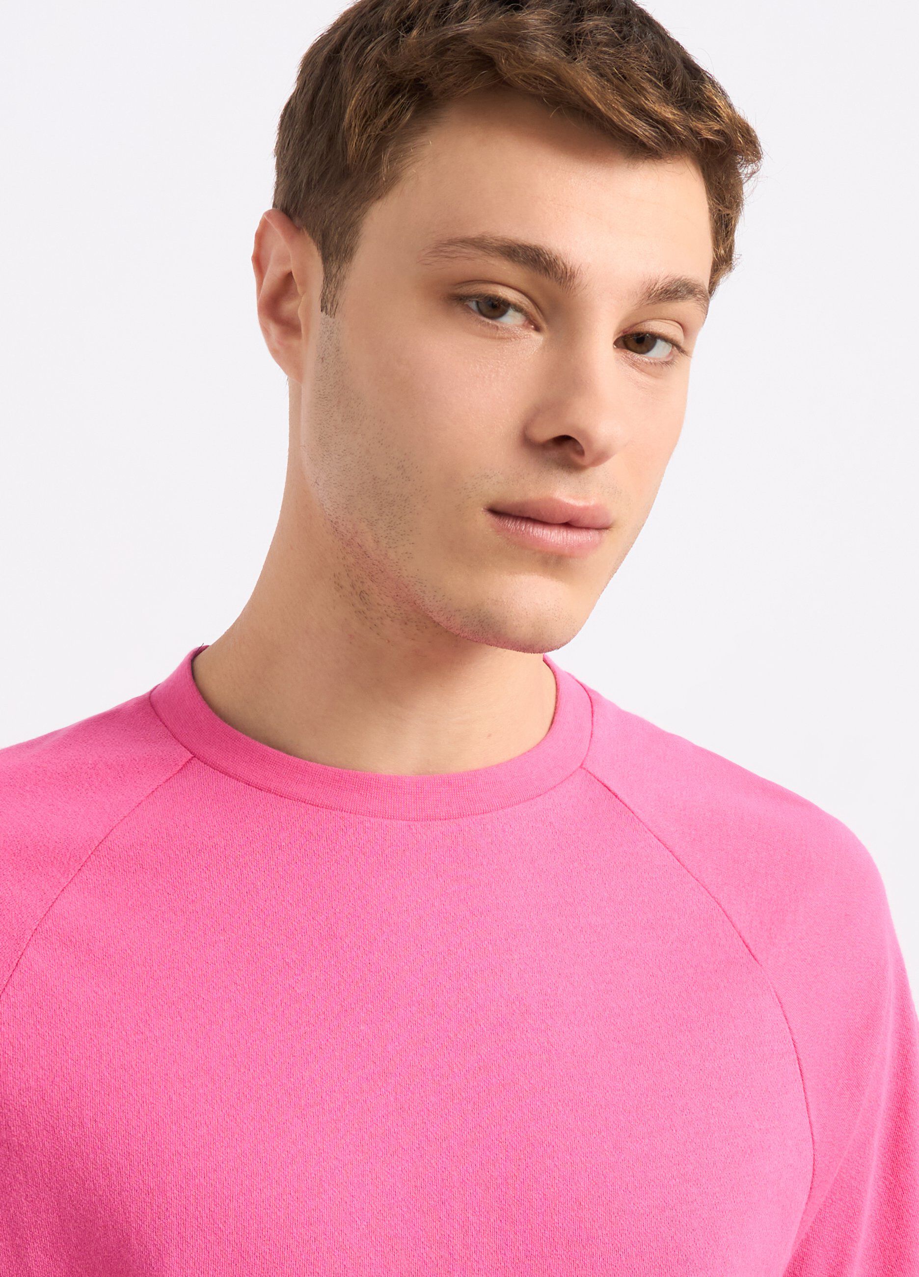 T-shirt in misto lino uomo_2