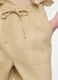 Pantaloni parachute misto lino donna_2