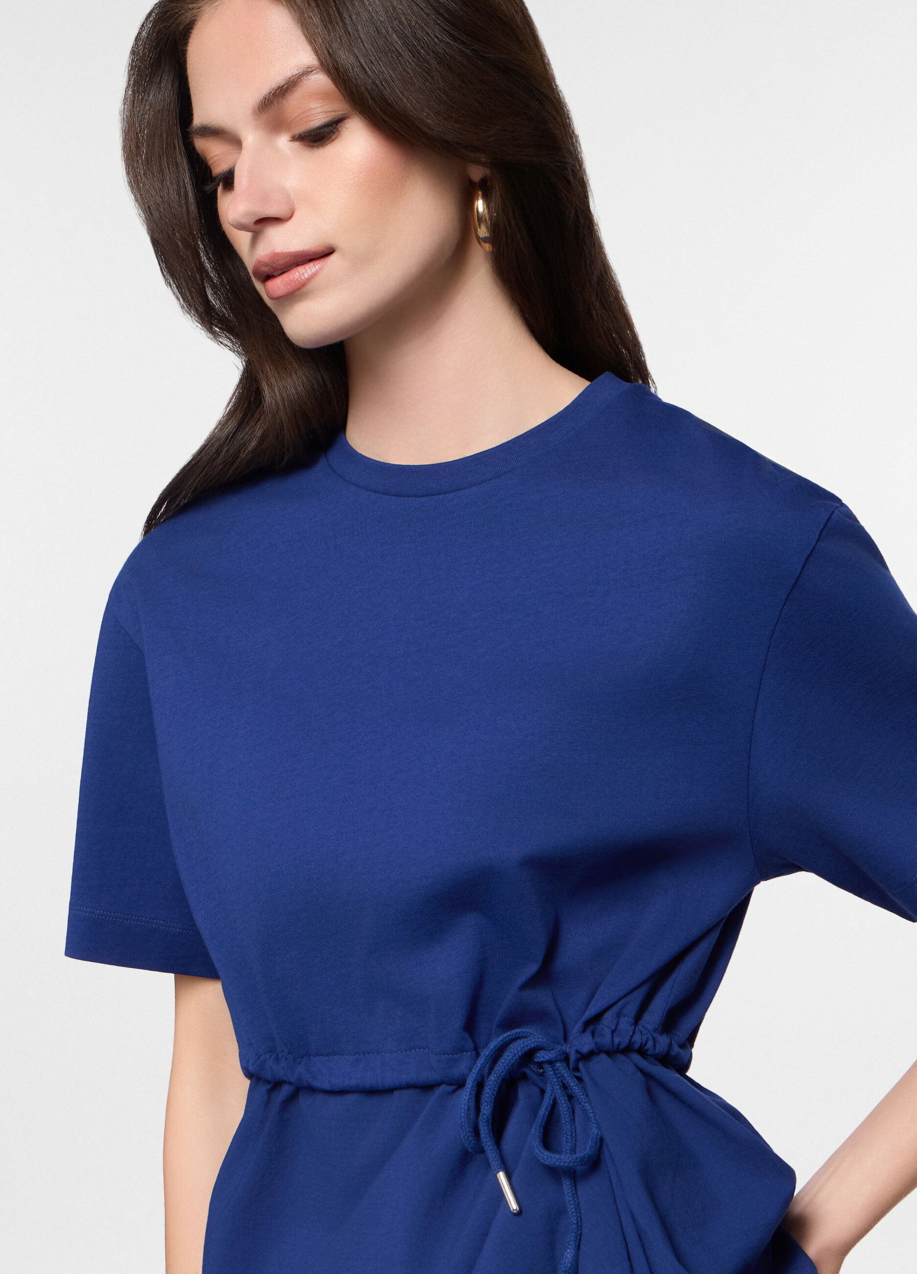 T-shirt girocollo fitted donna_2