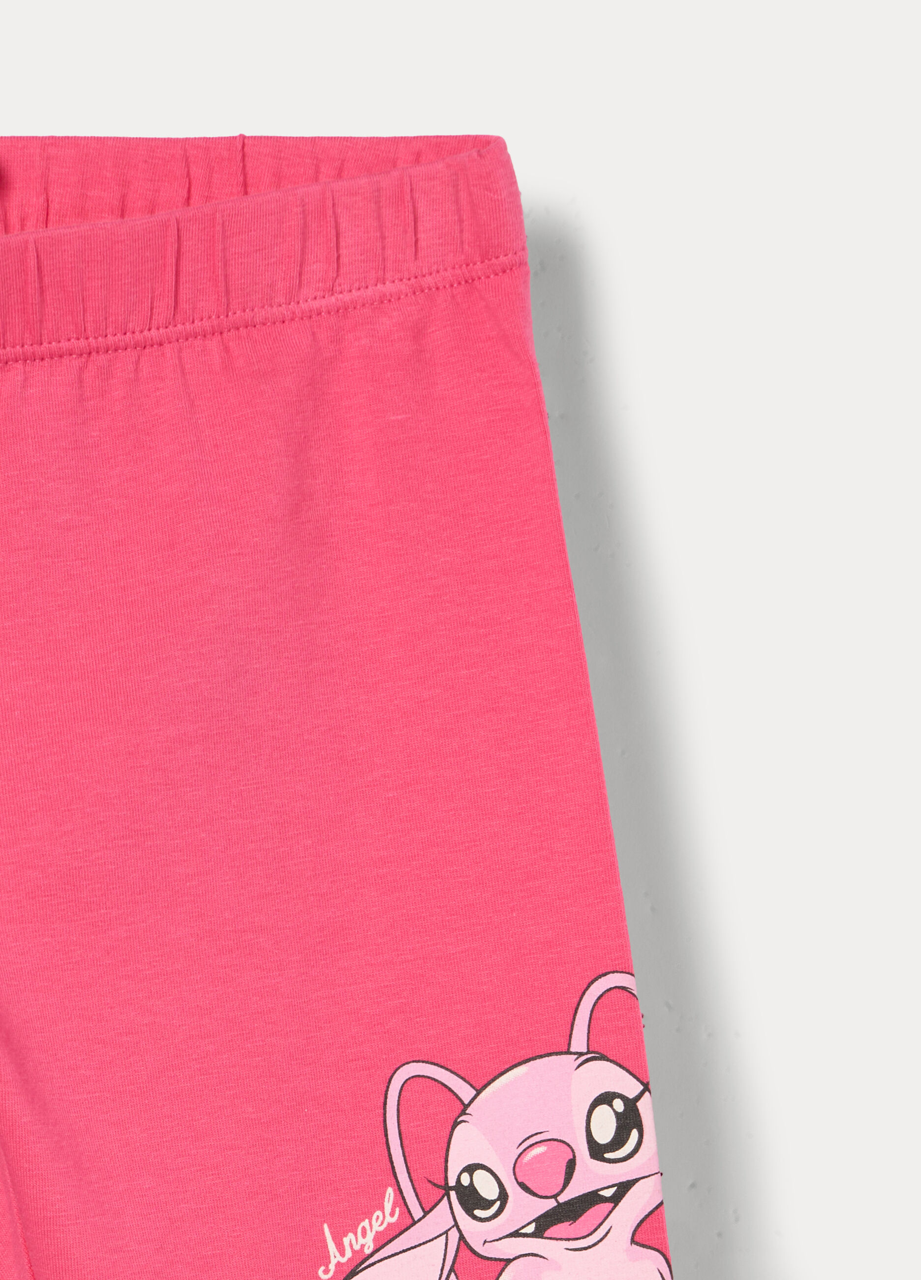 Leggings Stitch in jersey di cotone stretch bambina_2