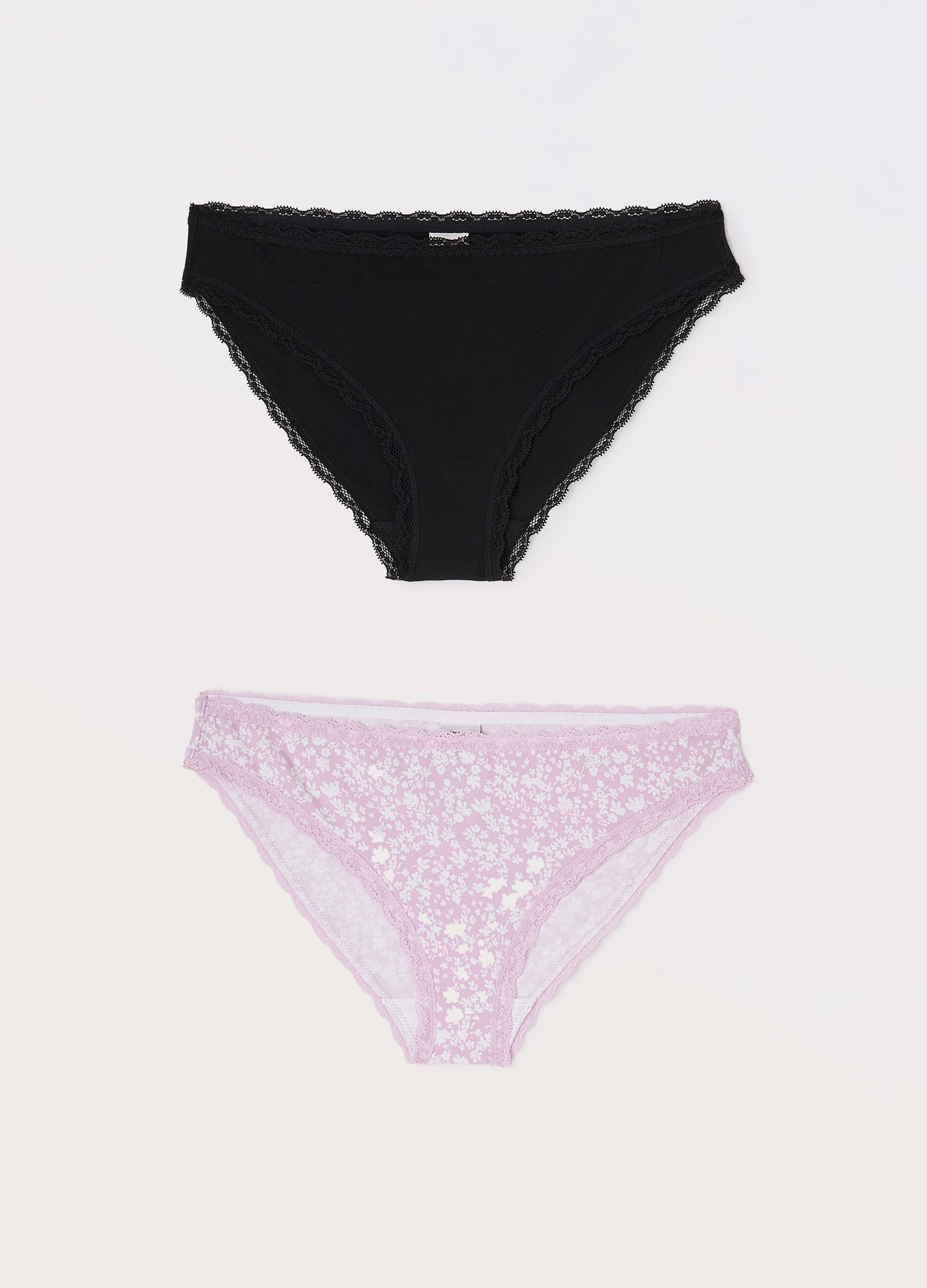 Pack 2 slip in jersey di cotone stretch donna_0