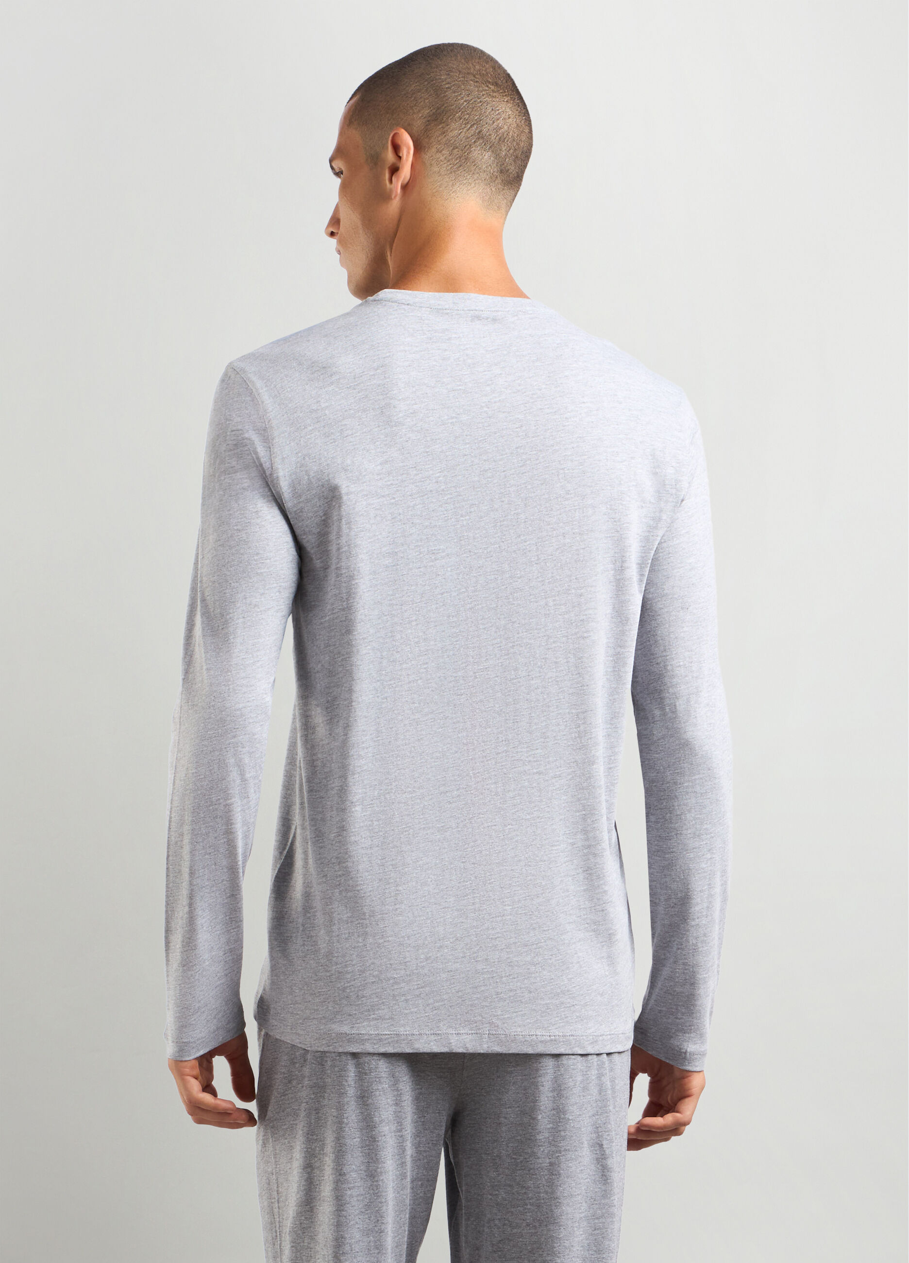 Maglia pigiama in cotone uomo_1