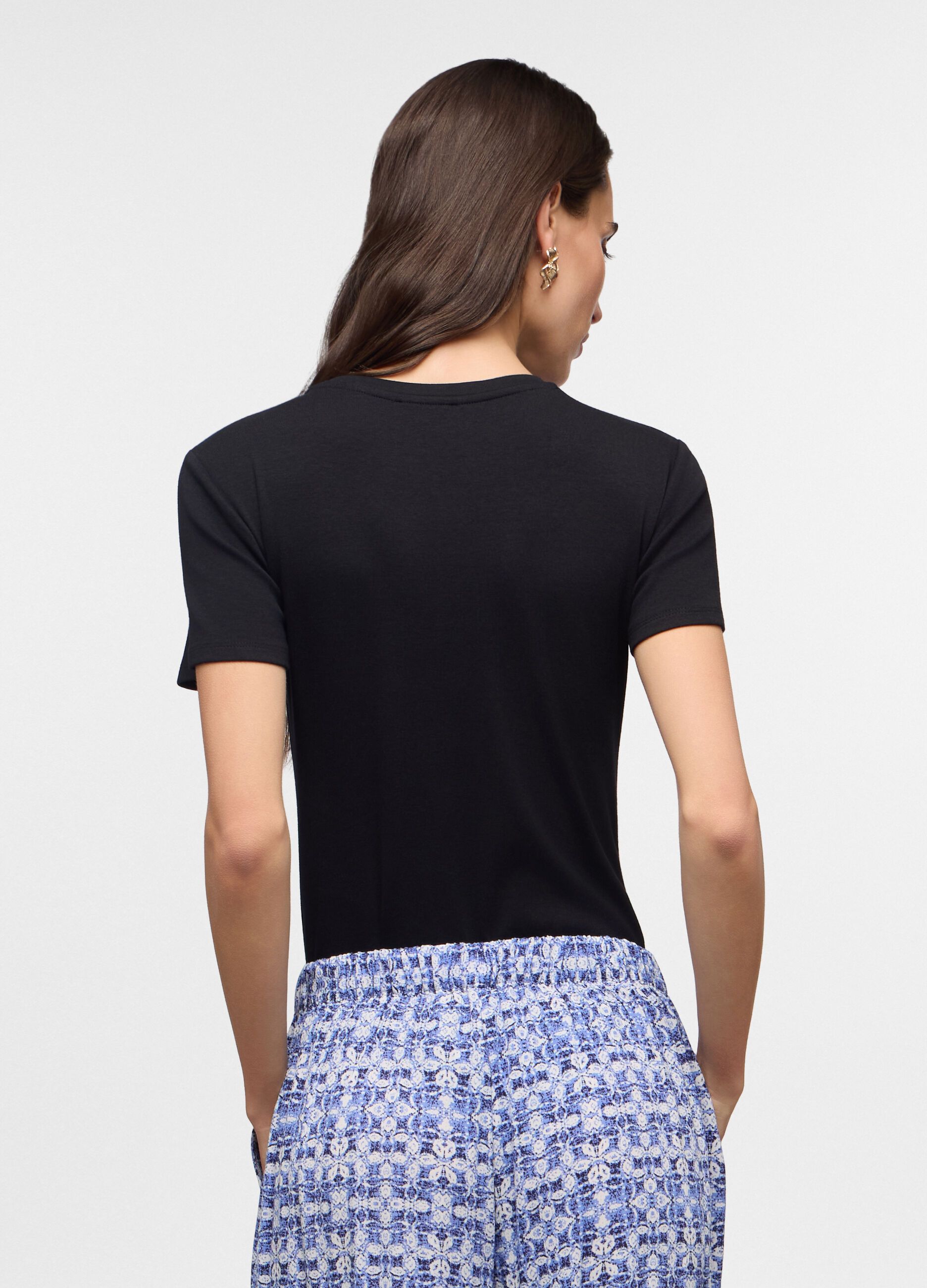 Body girocollo in costina stretch donna_1