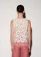 Top girocollo in popeline donna_2