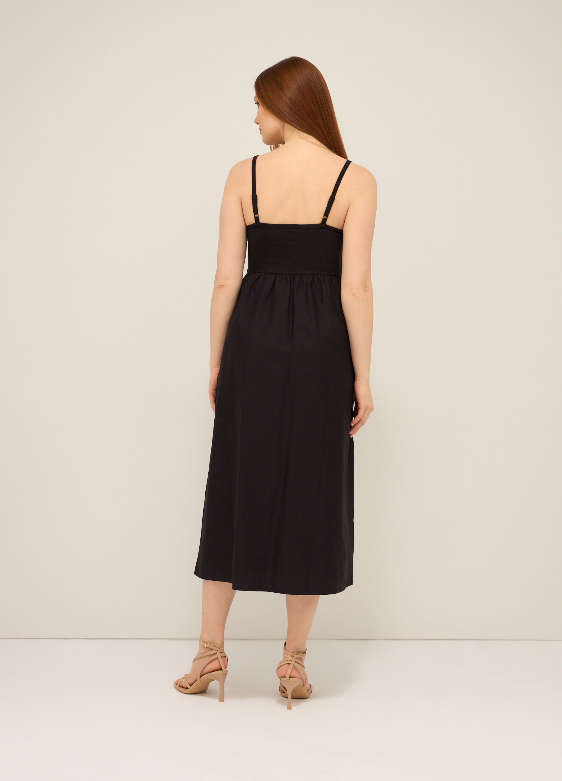 Abito lungo in puro cotone donna_1