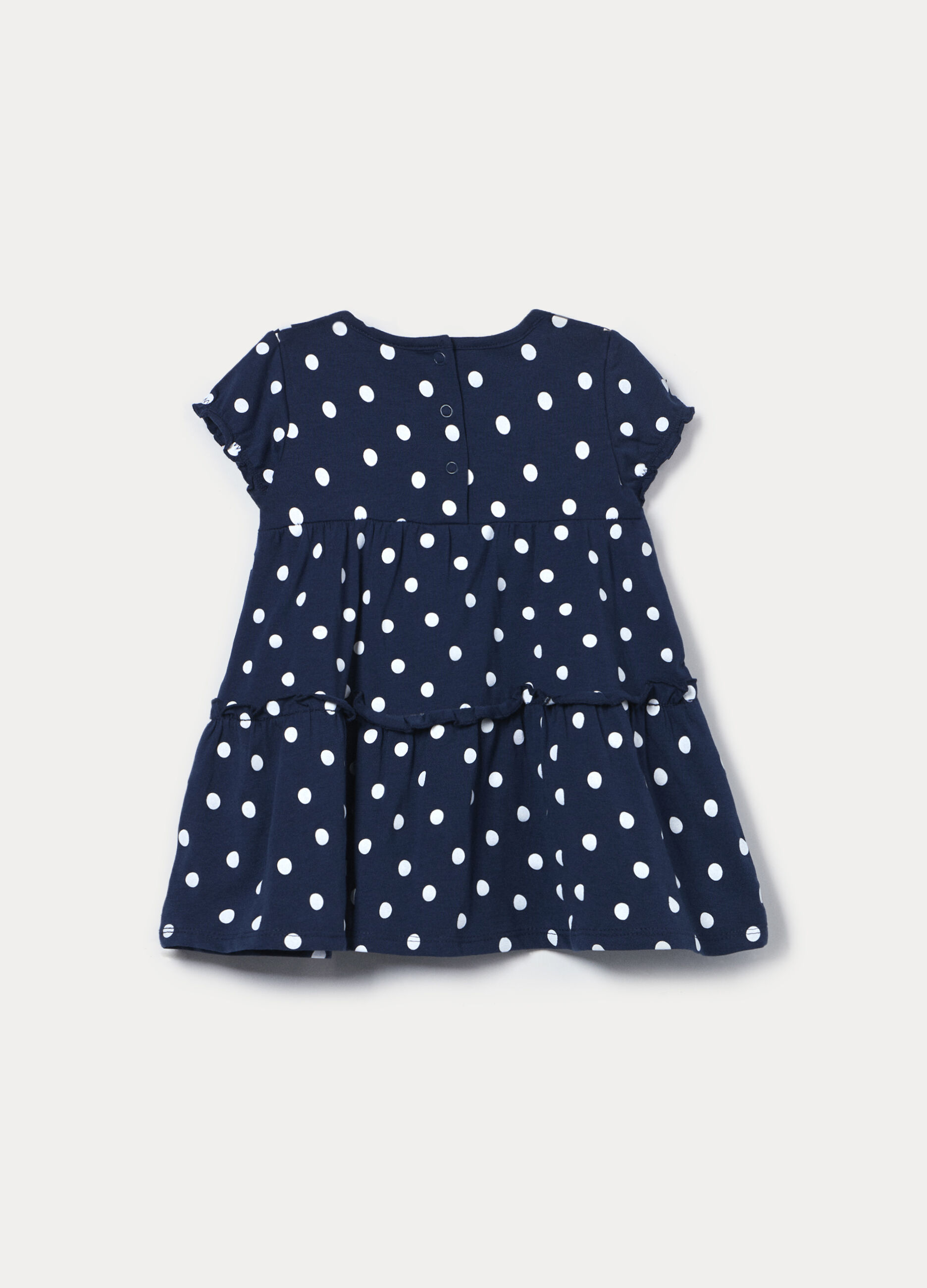 Vestito in jersey di cotone stretch bimba_1