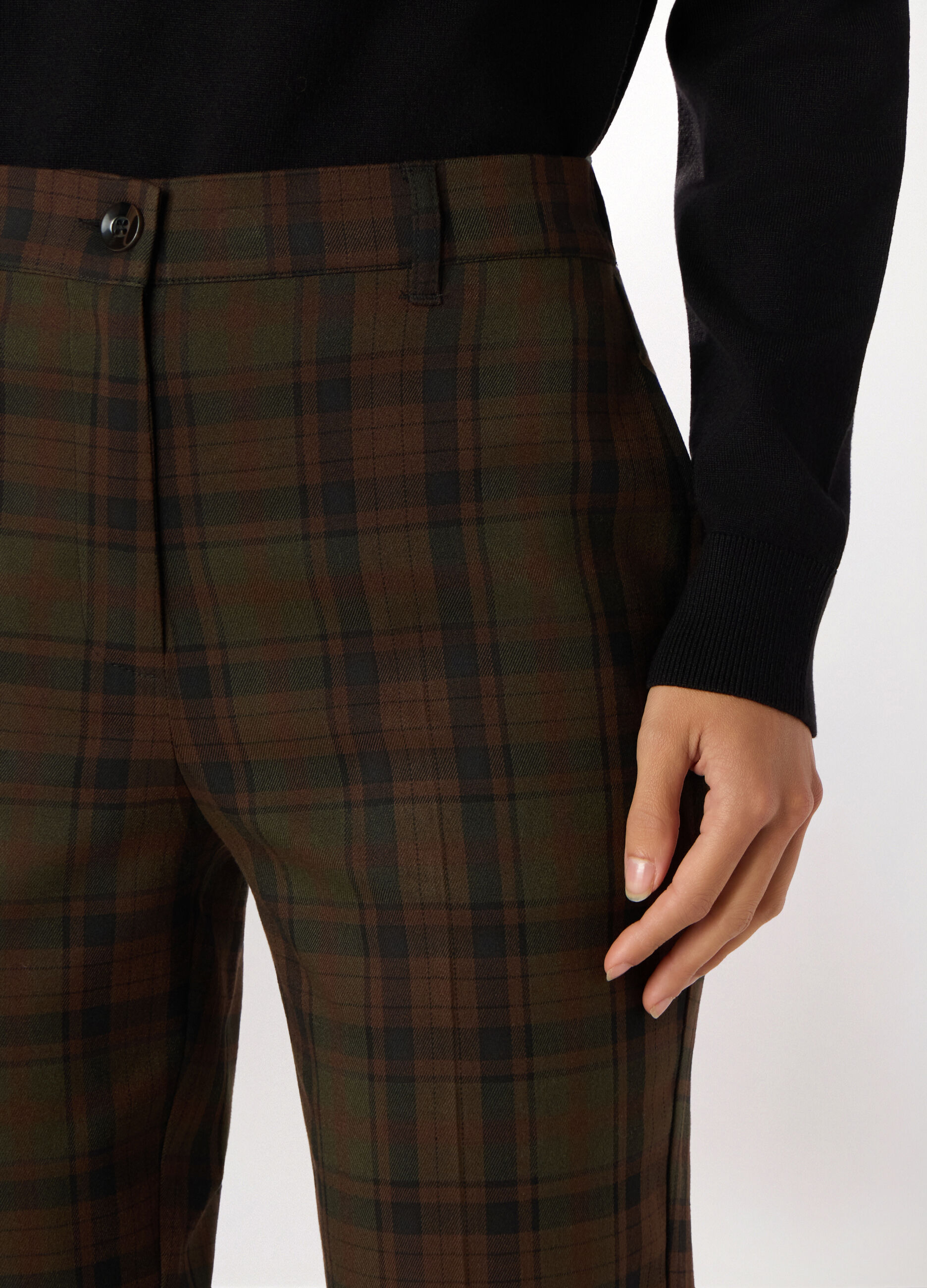 Pantaloni misto viscosa donna_2