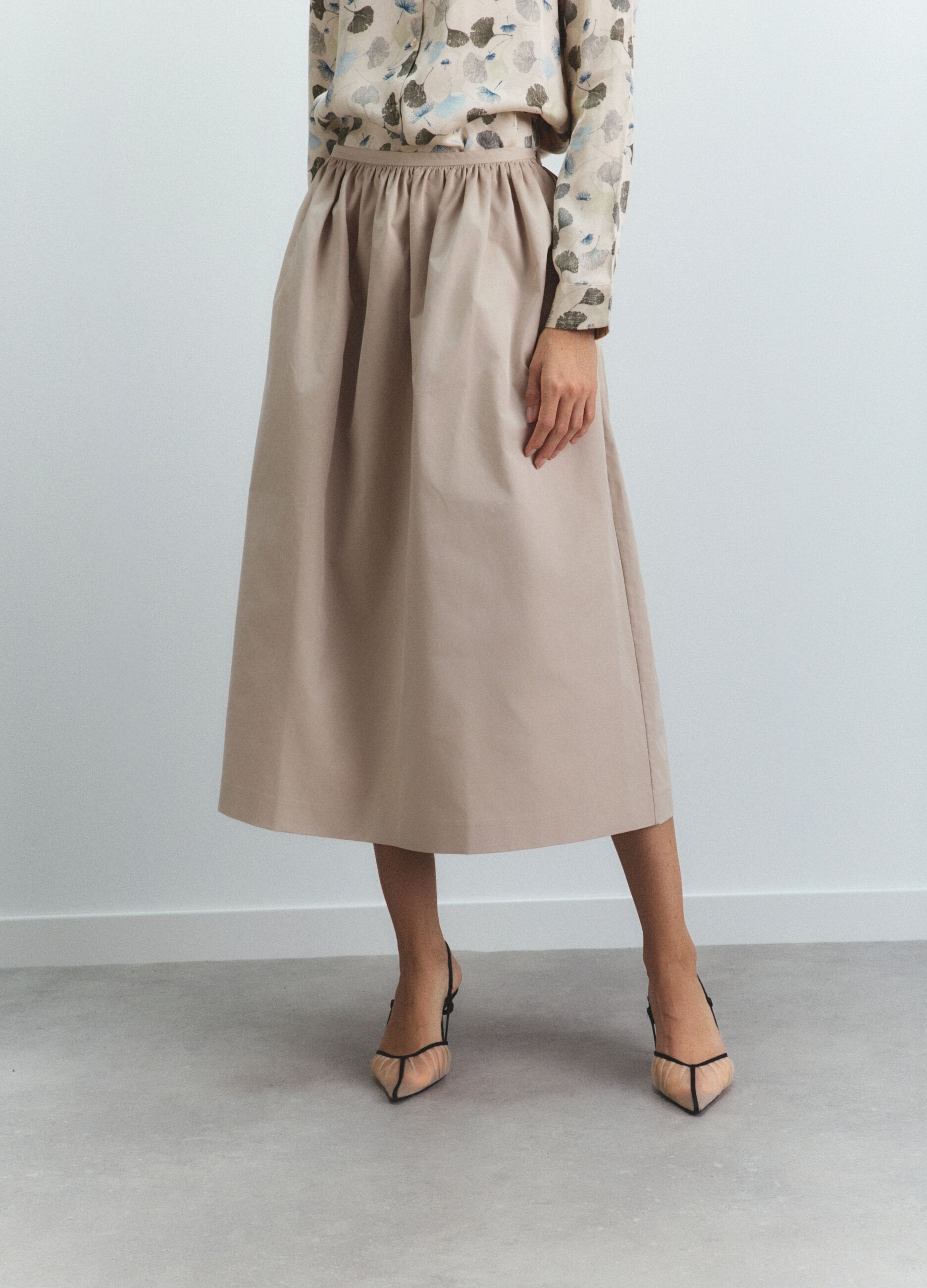 Gonna lunga in Twill stretch donna_2