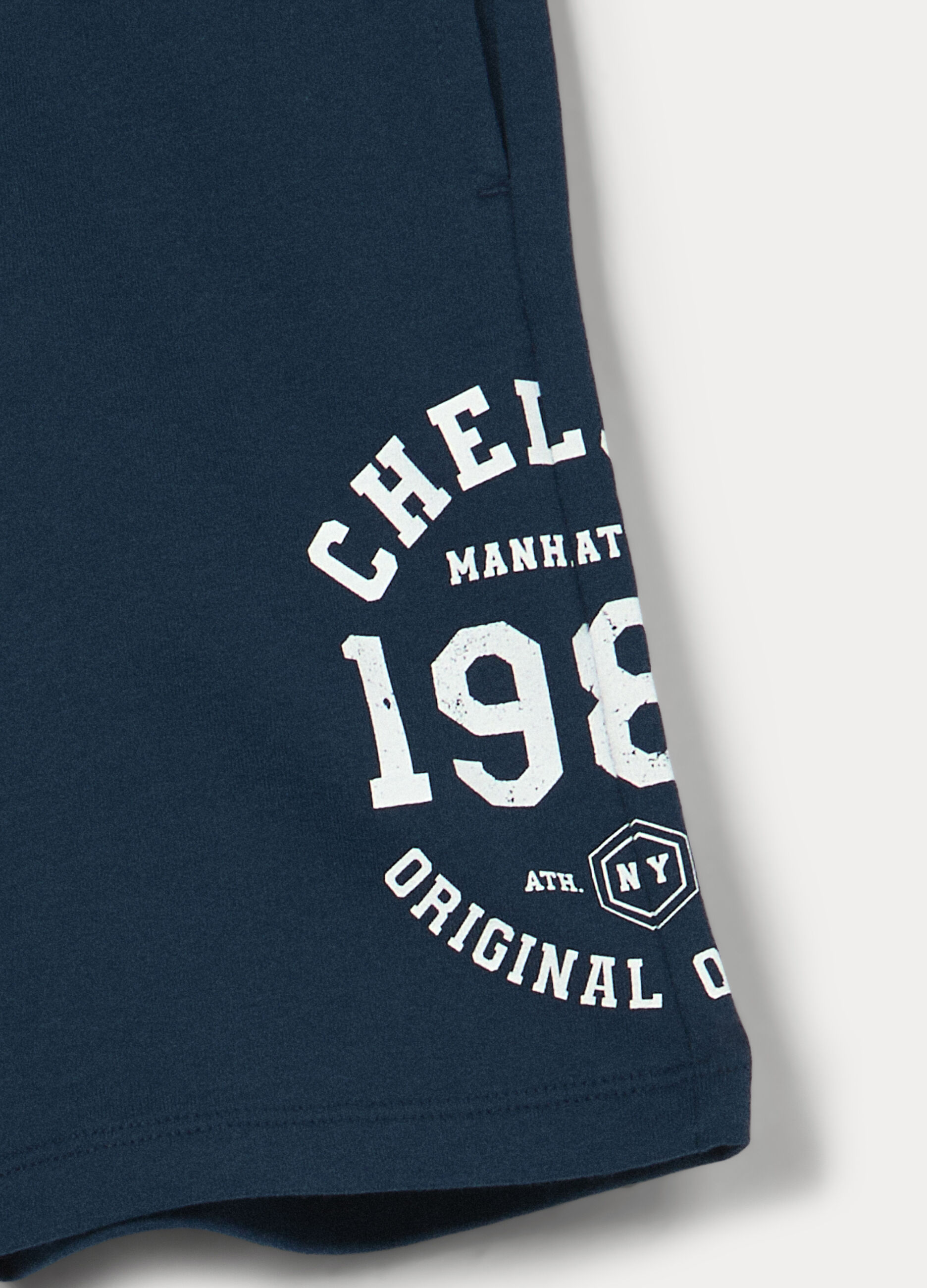 Bermuda in french terry di puro cotone bambino_2