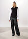 Pantaloni in eco pelle donna_0