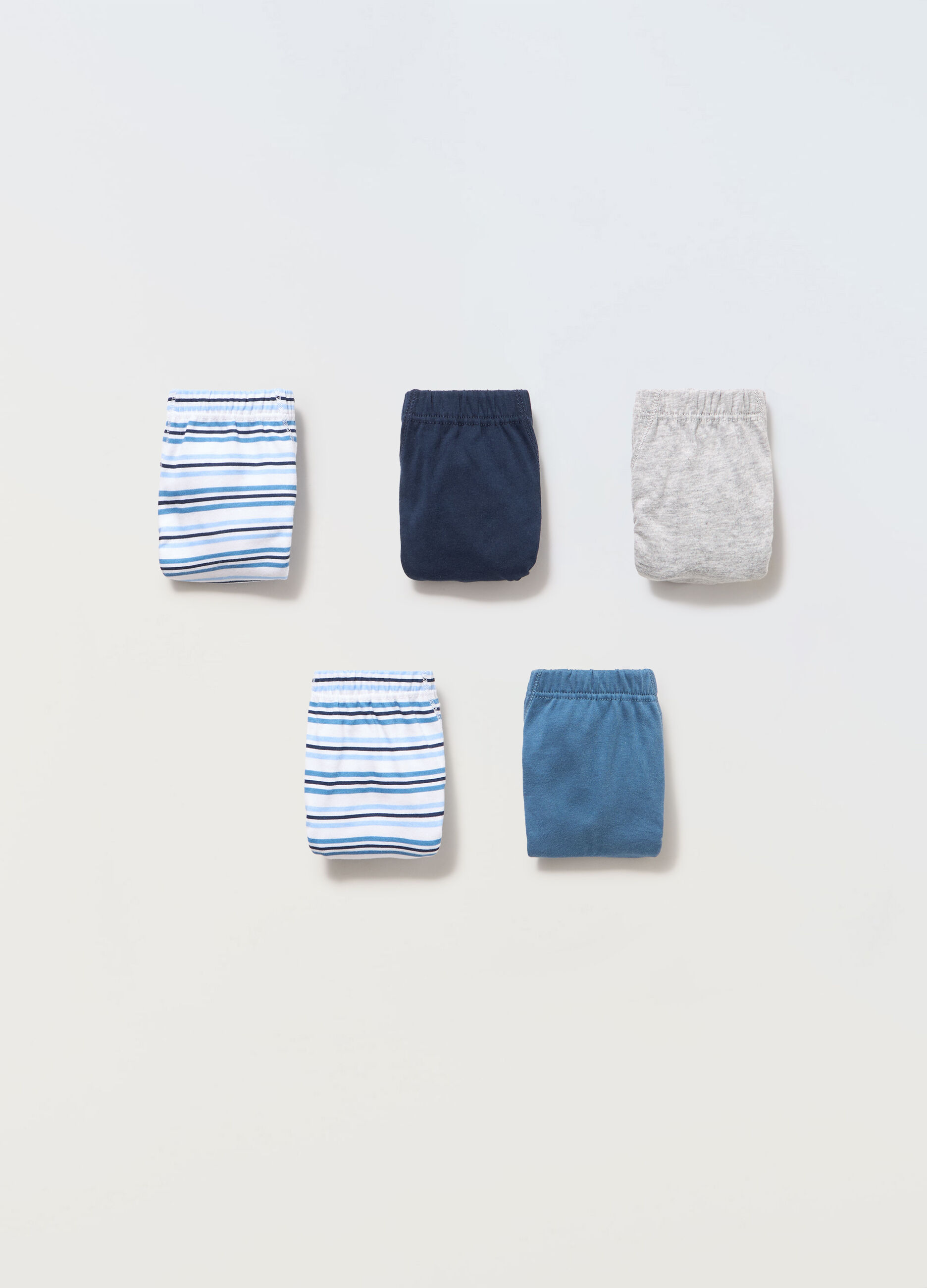 Pack 5 slip in puro cotone bambino_1
