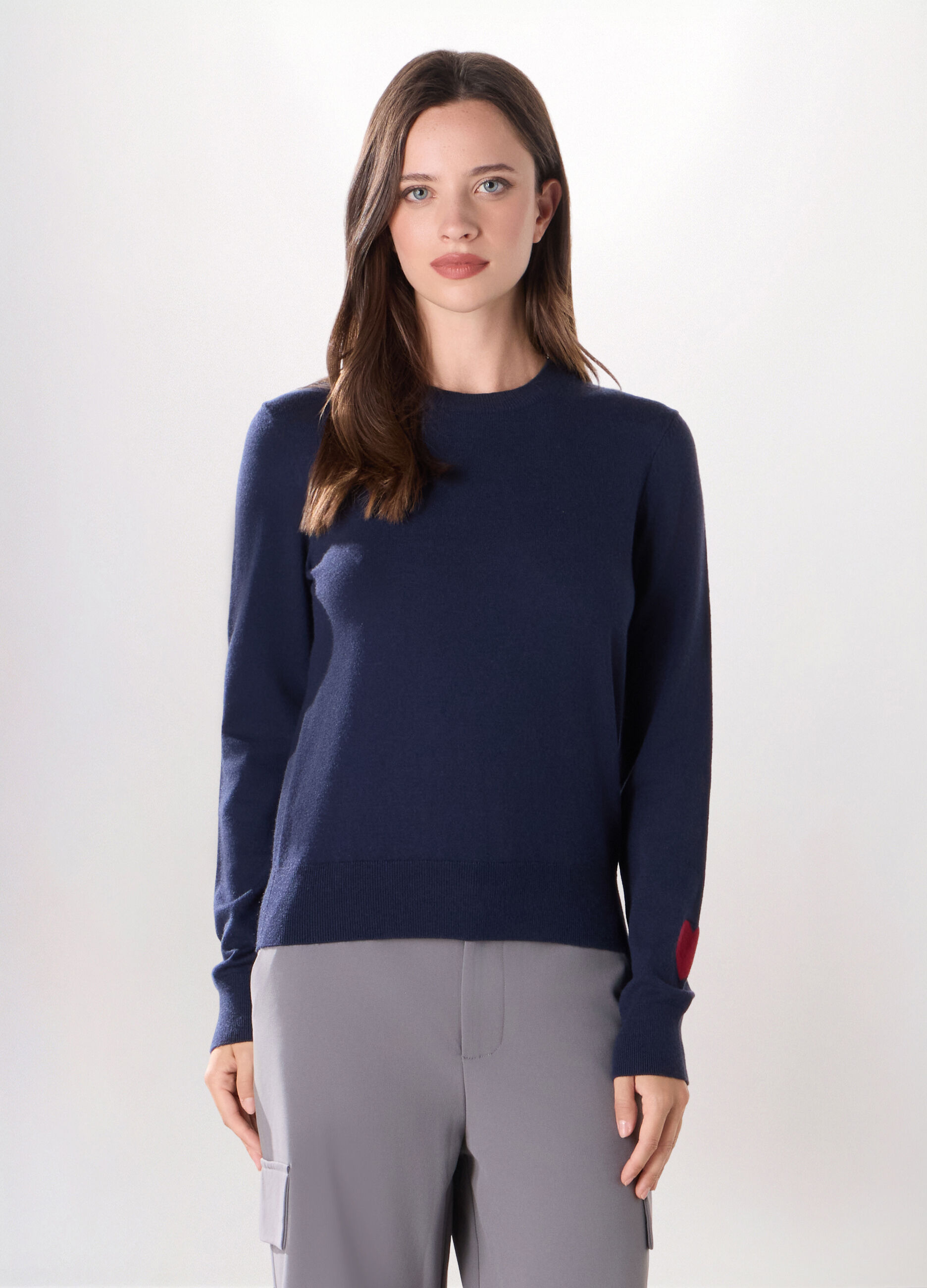 Pullover misto viscosa donna_0