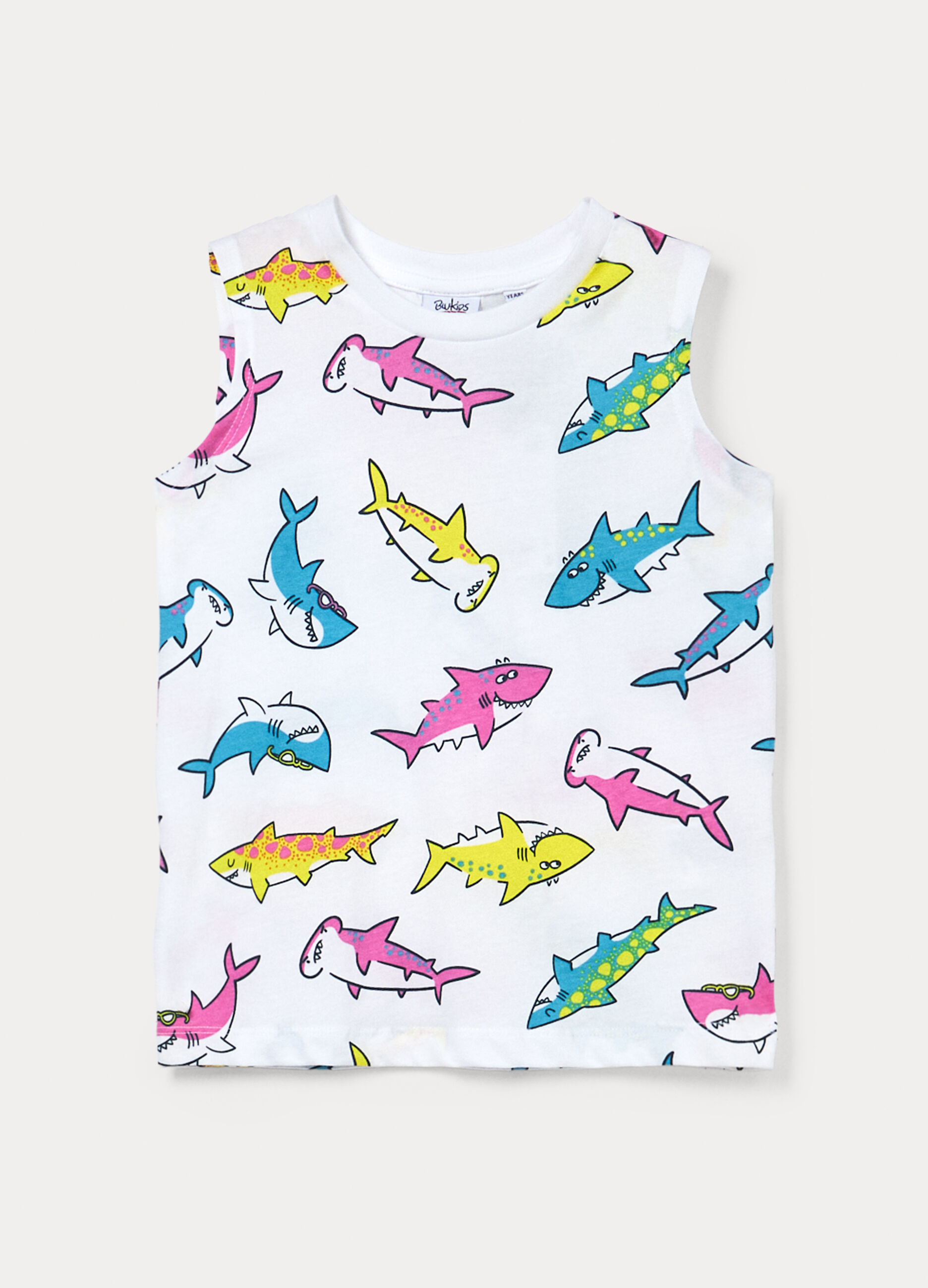 Canotta in jersey di puro cotone bambino_0