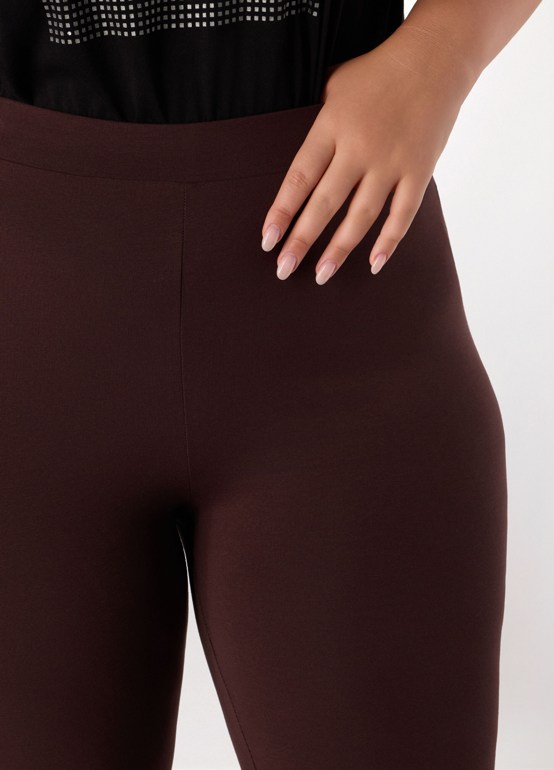 Leggings in cotone stretch donna curvy_2