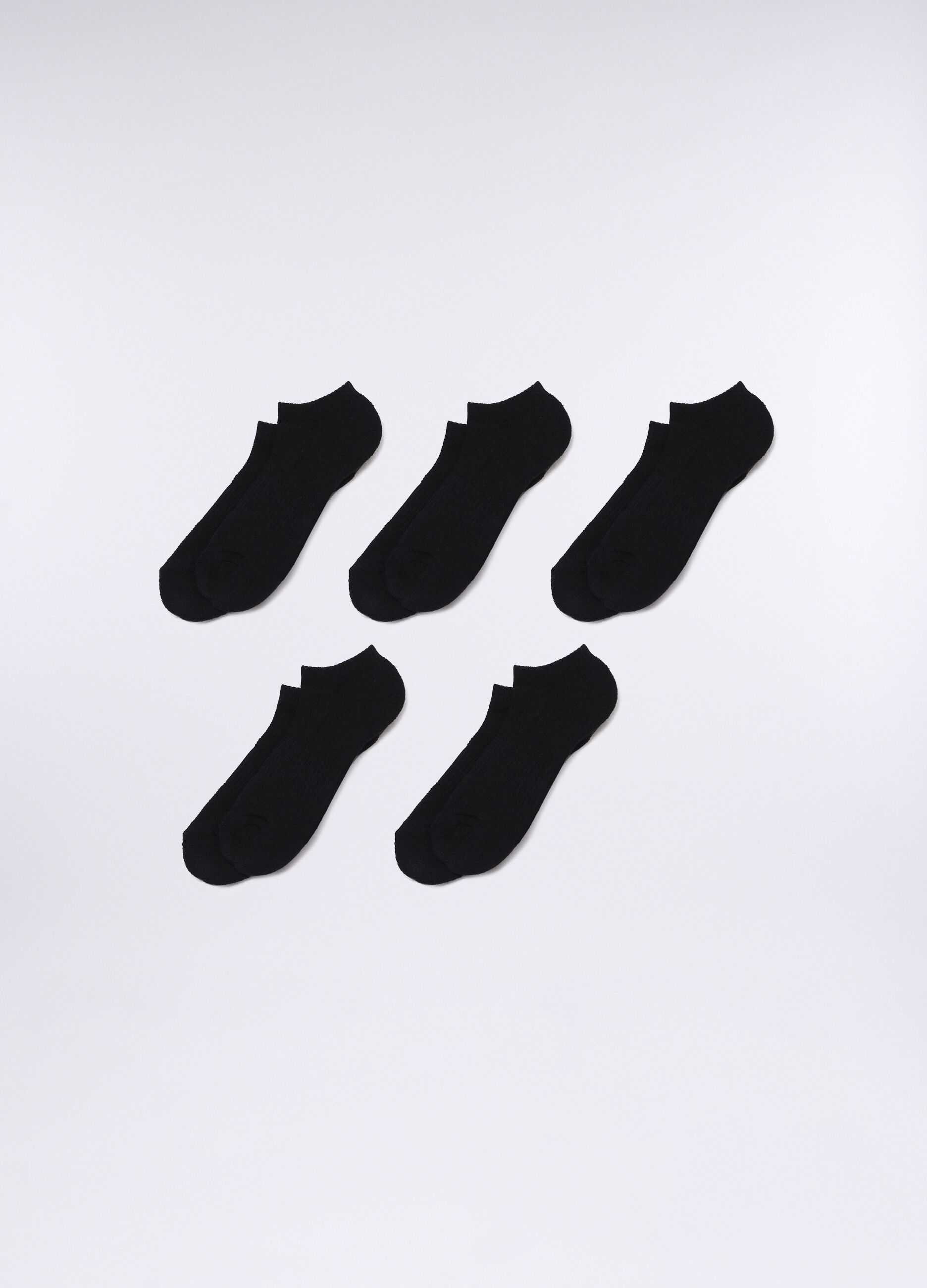 5 pack calzini sneaker in cotone stretch uomo_0