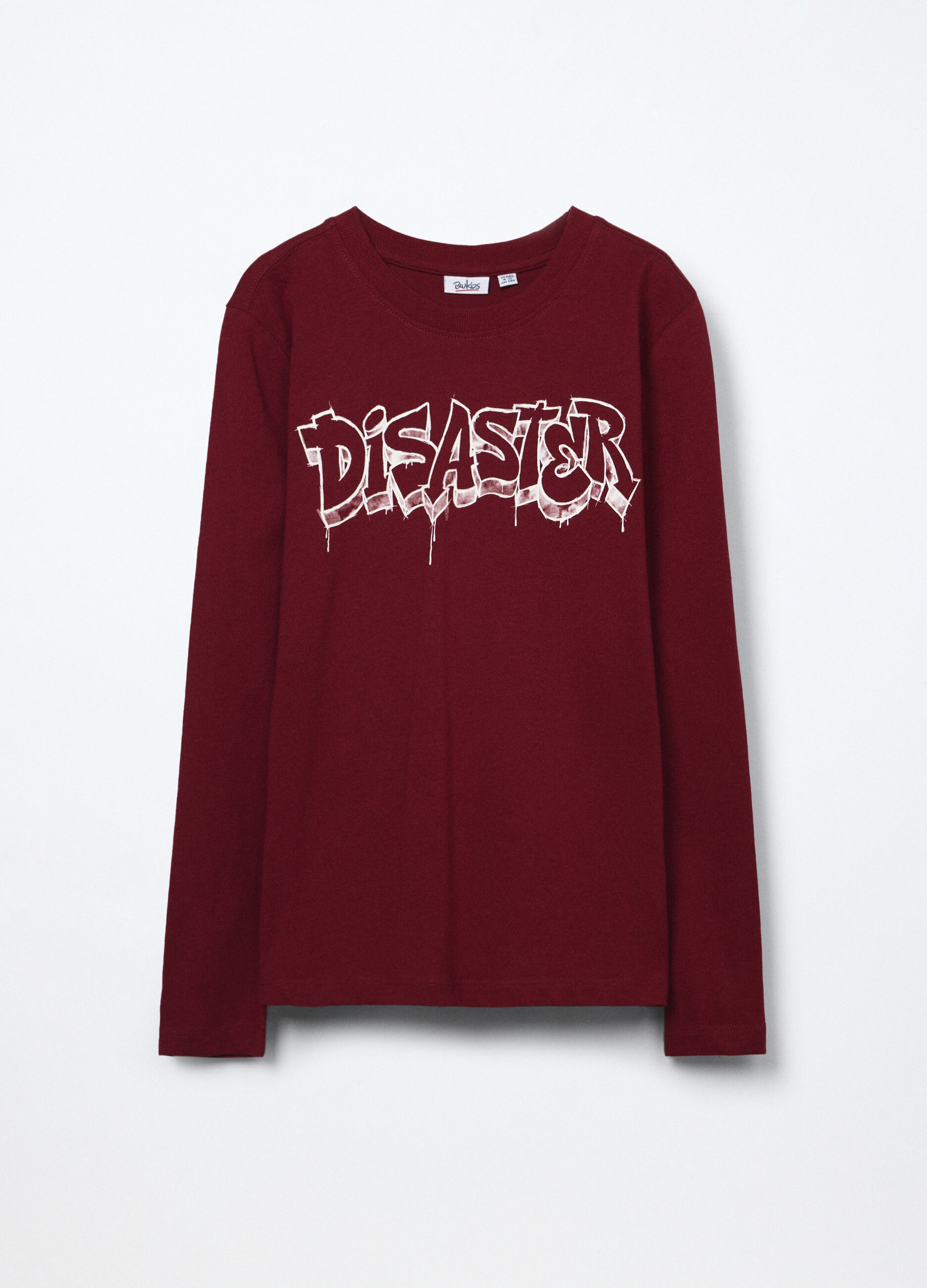 T-shirt a maniche lunghe in puro cotone jersey ragazzo_0