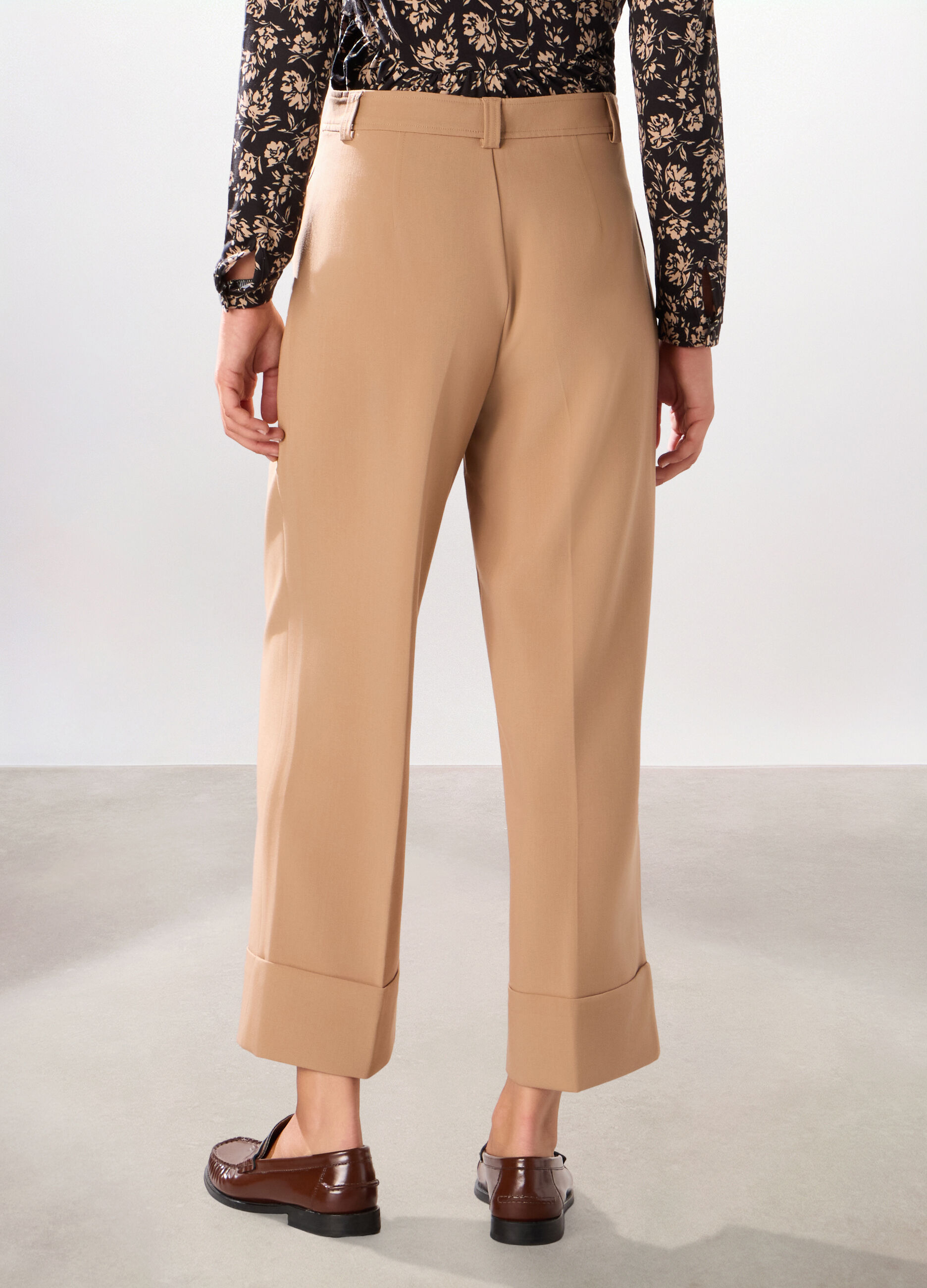 Pantalone palazzo misto viscosa donna_1