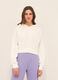 Felpa in french terry di puro cotone donna_0