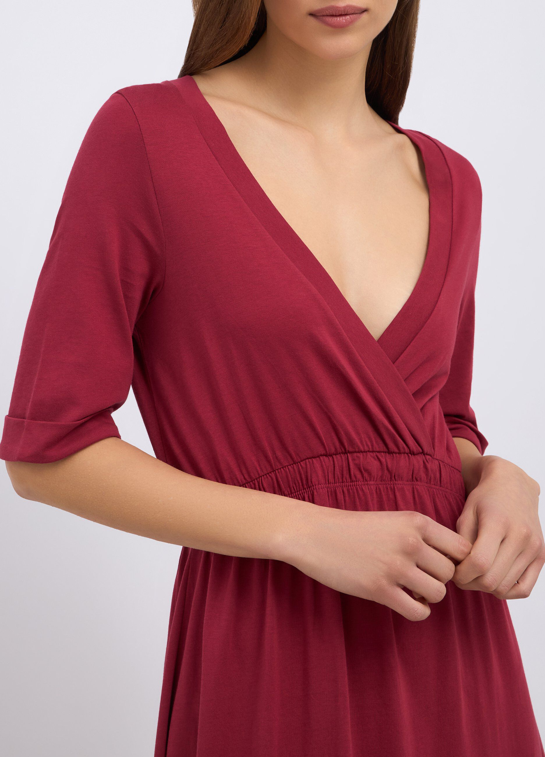 Abito in puro cotone lungo donna_2