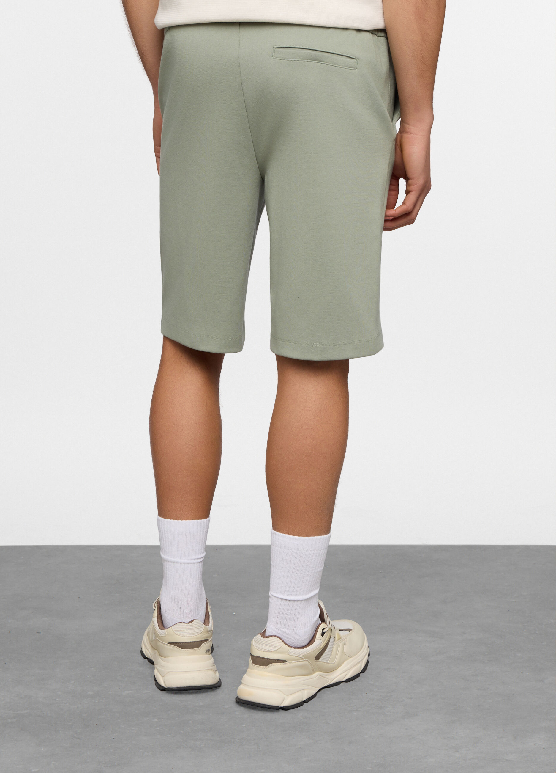 Bermuda in interlock di cotone stretch uomo_1