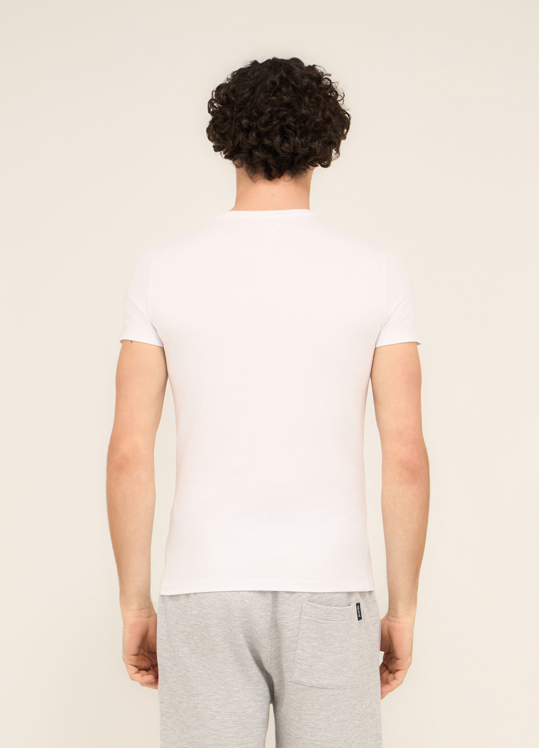 2 pack T-shirt intima in cotone stretch uomo_1