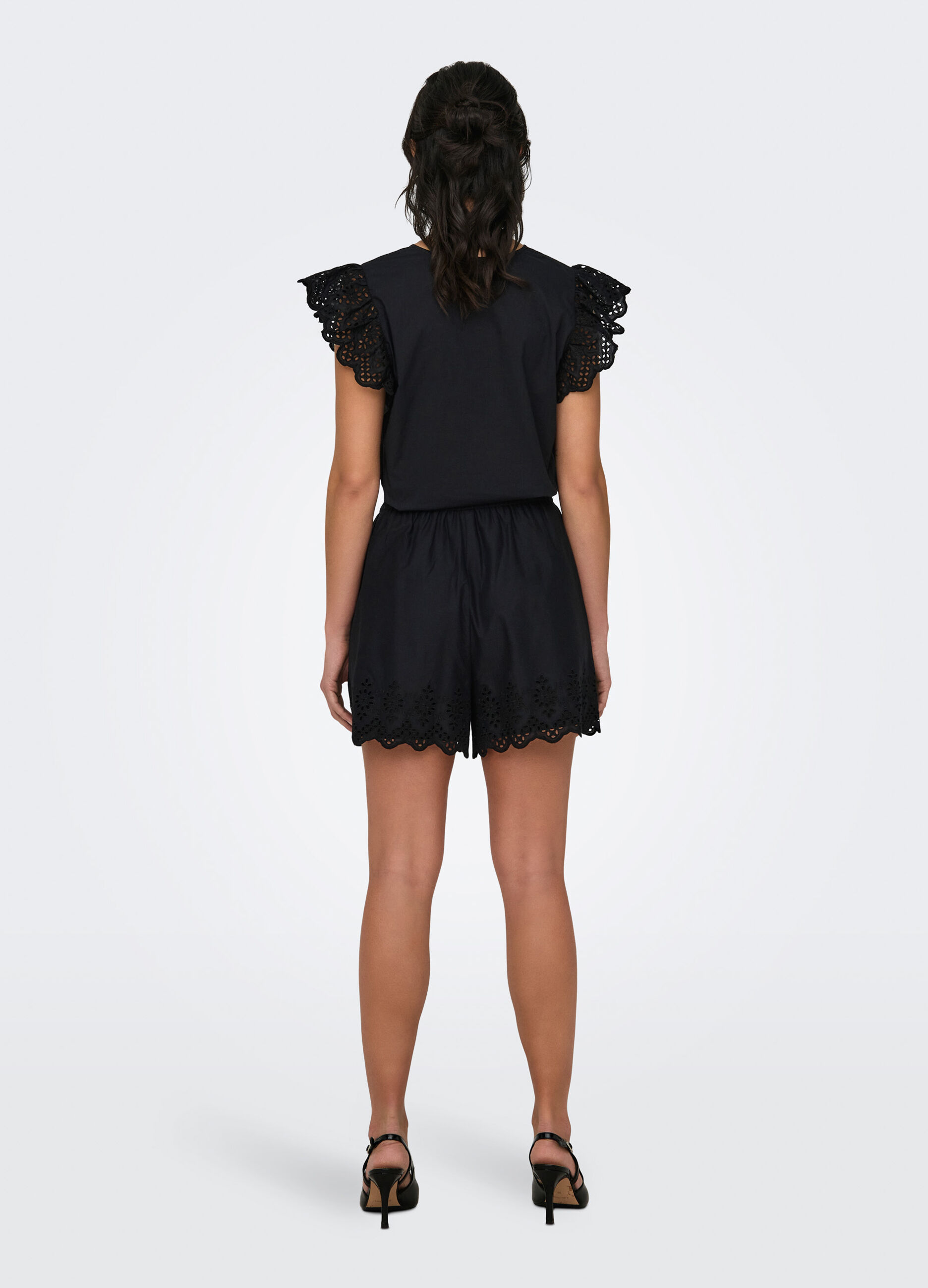 Shorts con vita elasticizzata donna_1