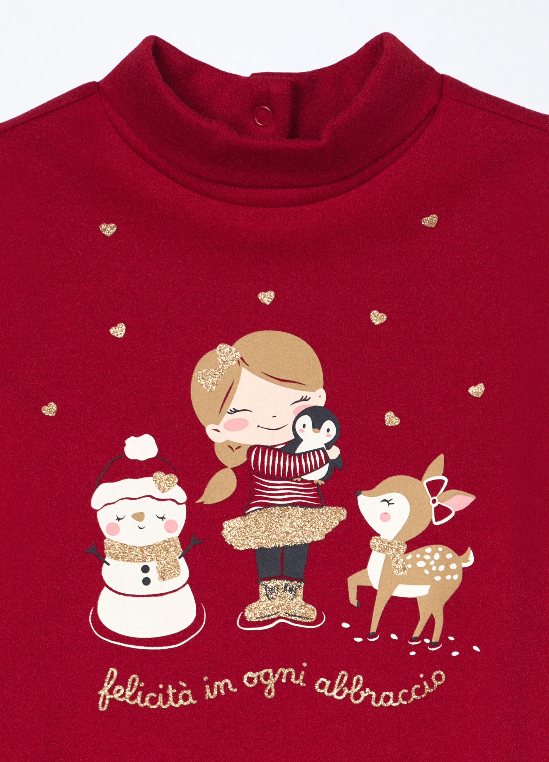 T-shirt in interlock di puro cotone neonata_2