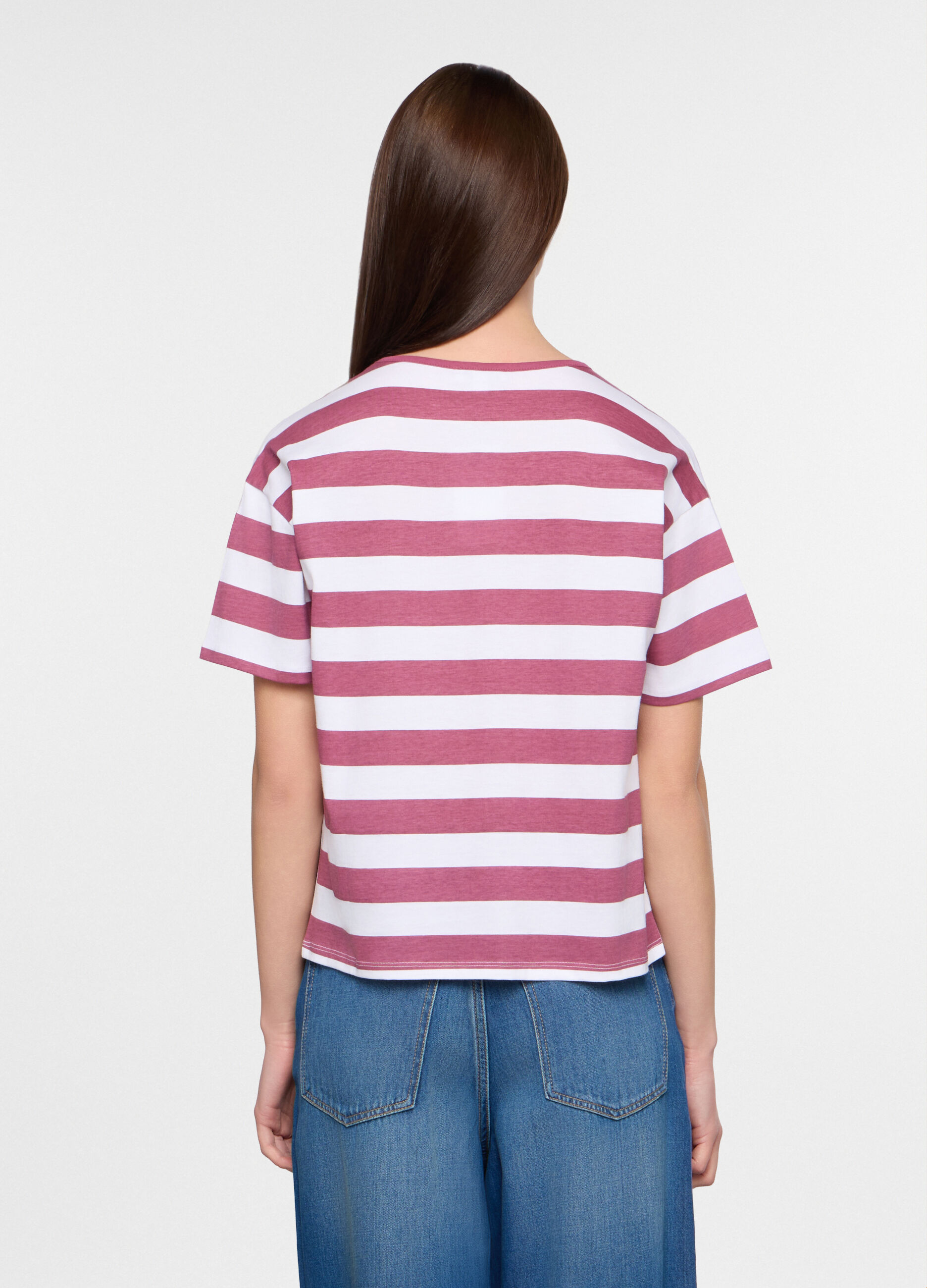 T-shirt girocollo donna_1