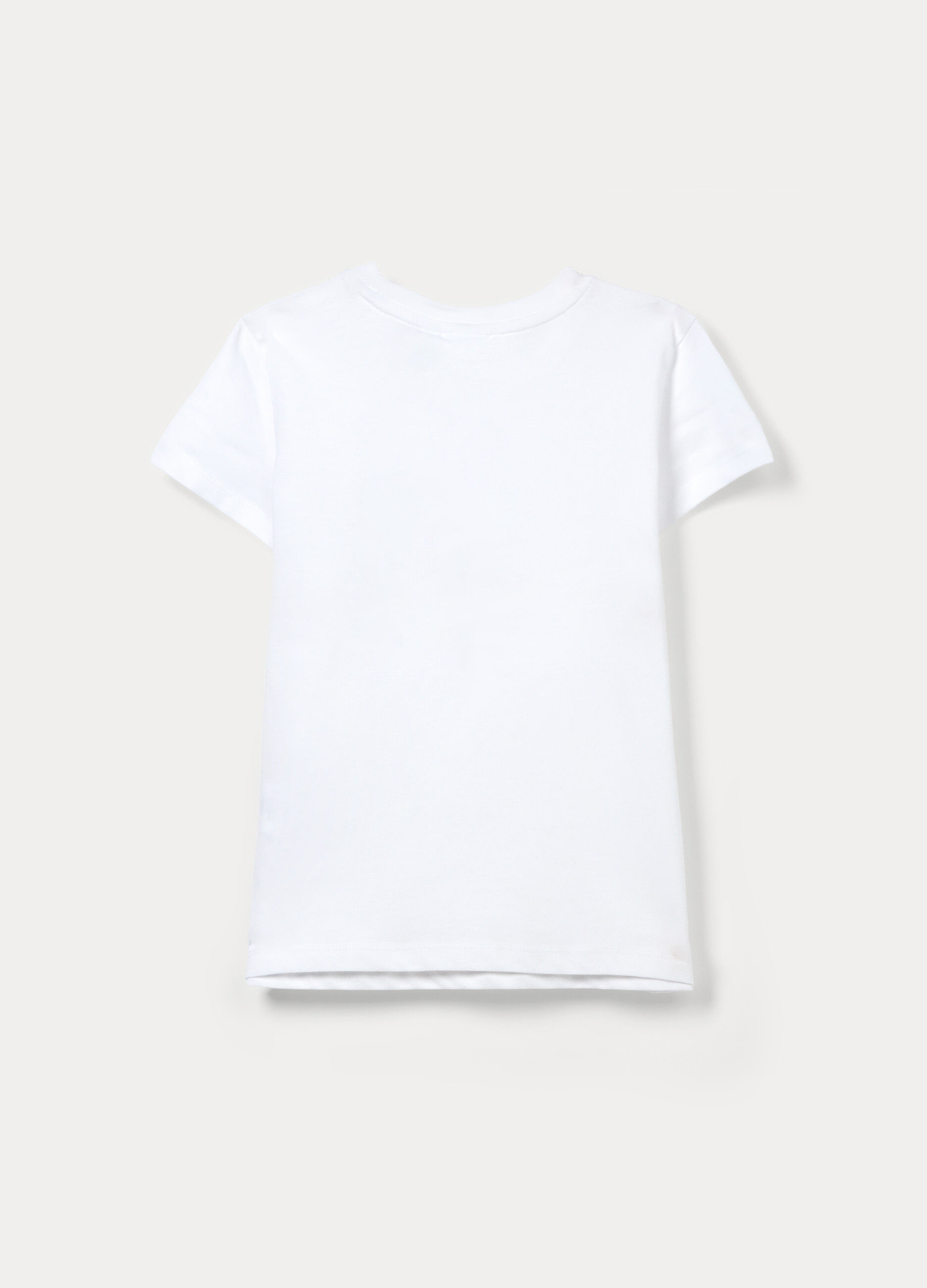 T-shirt in jersey di puro cotone bambina_1