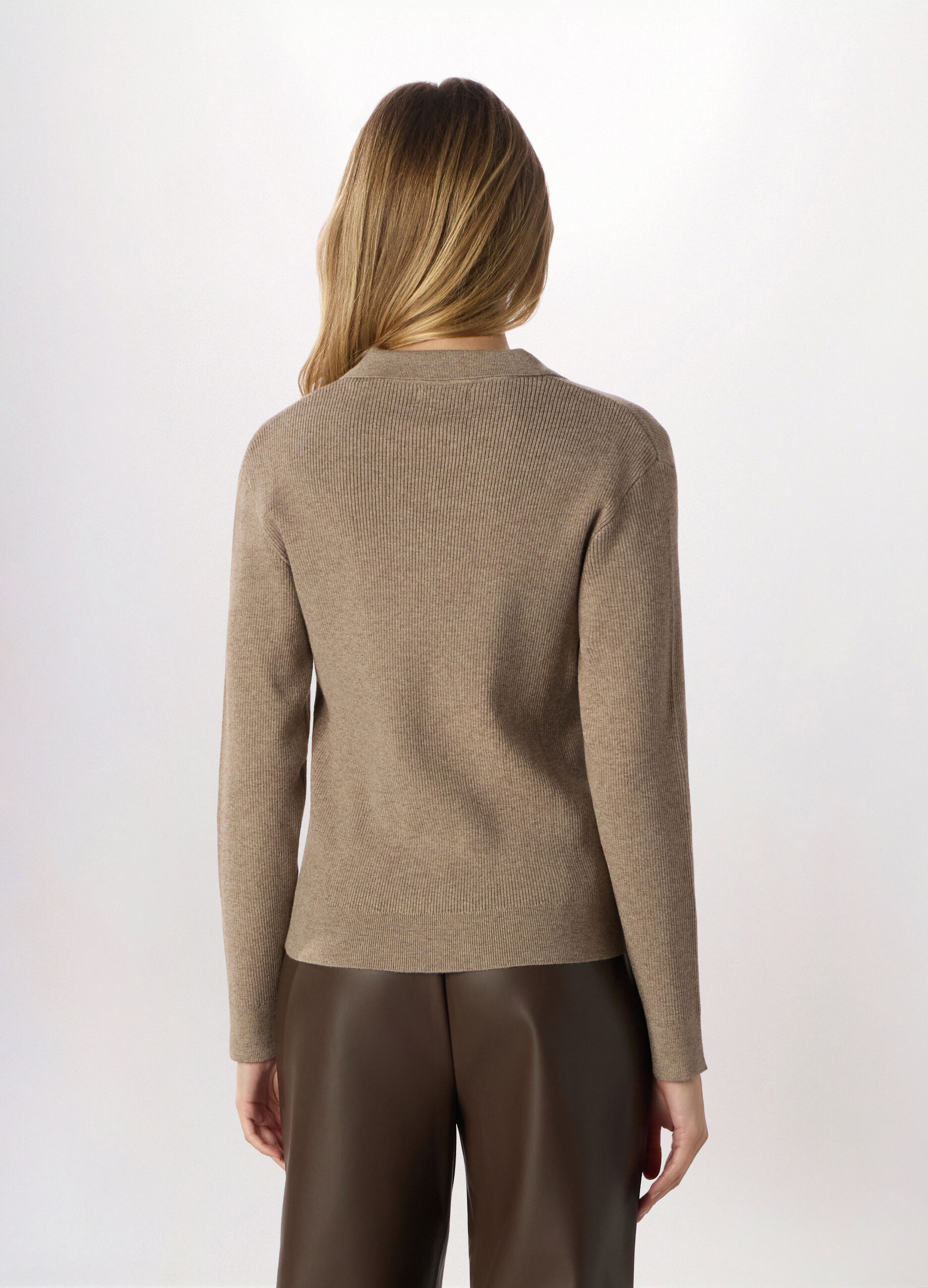 Tricot in costina misto viscosa donna_1