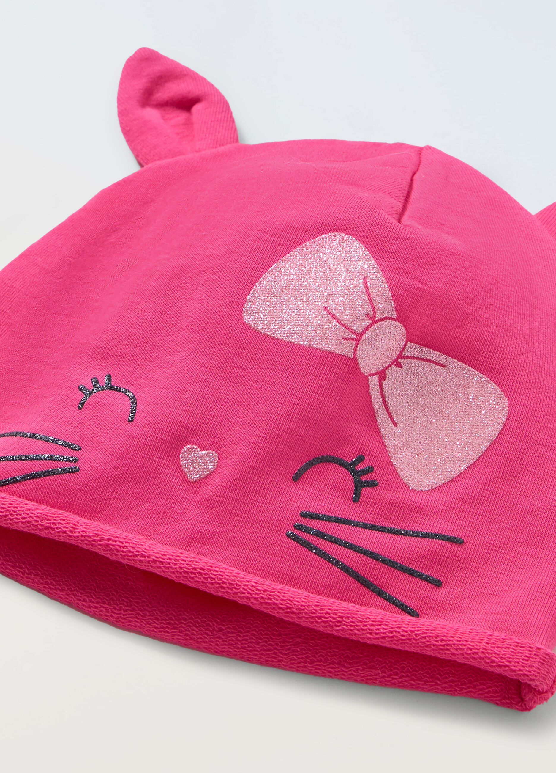 Berretto in jersey di cotone stretch neonata_1