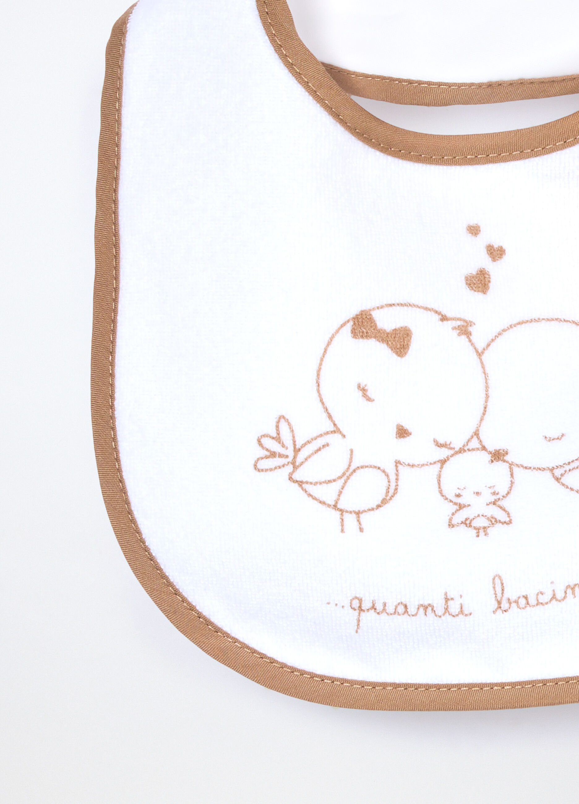 Pack 4 bavaglini in spugna di misto cotone_1