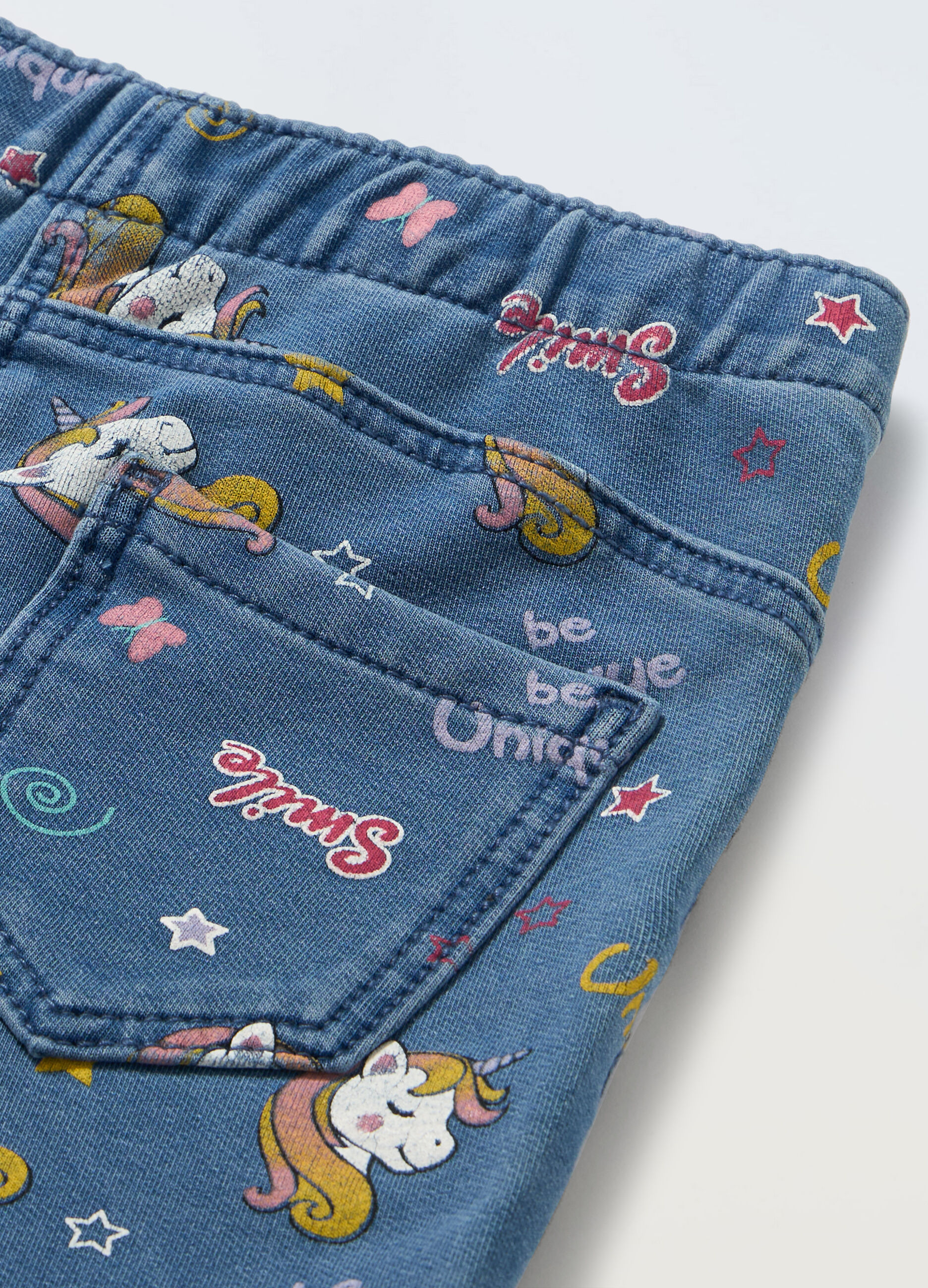 Jeggings con stampa bambina_1