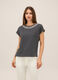 T-shirt in puro cotone con ricamo donna_0