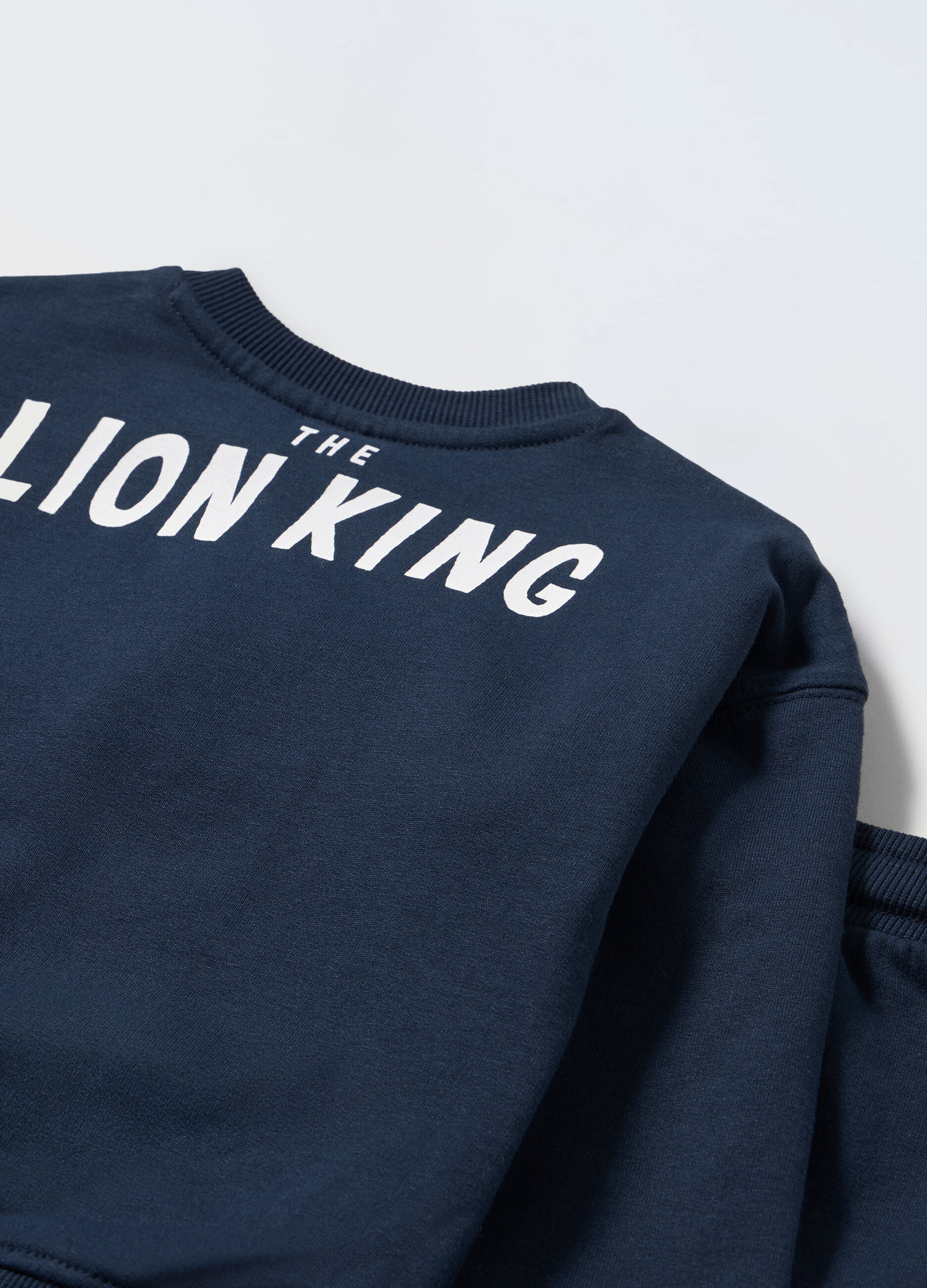 Jogging set in felpa di puro cotone neonato_1