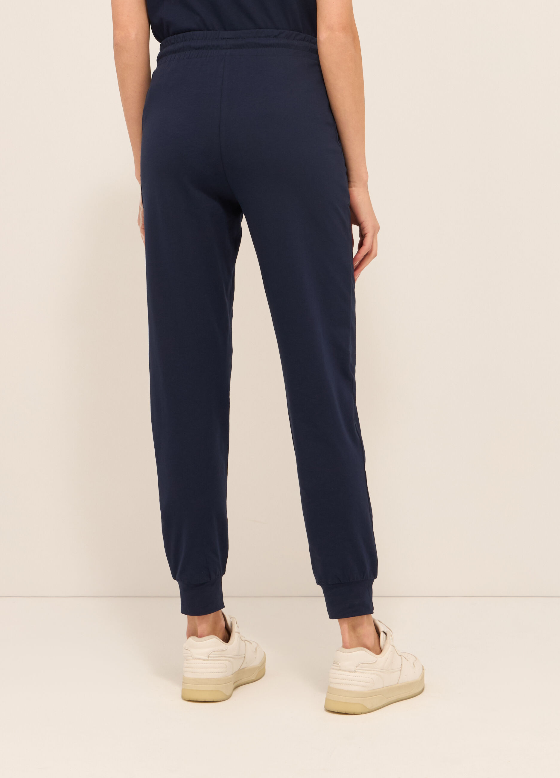 Jogger on cotone stretch donna_1