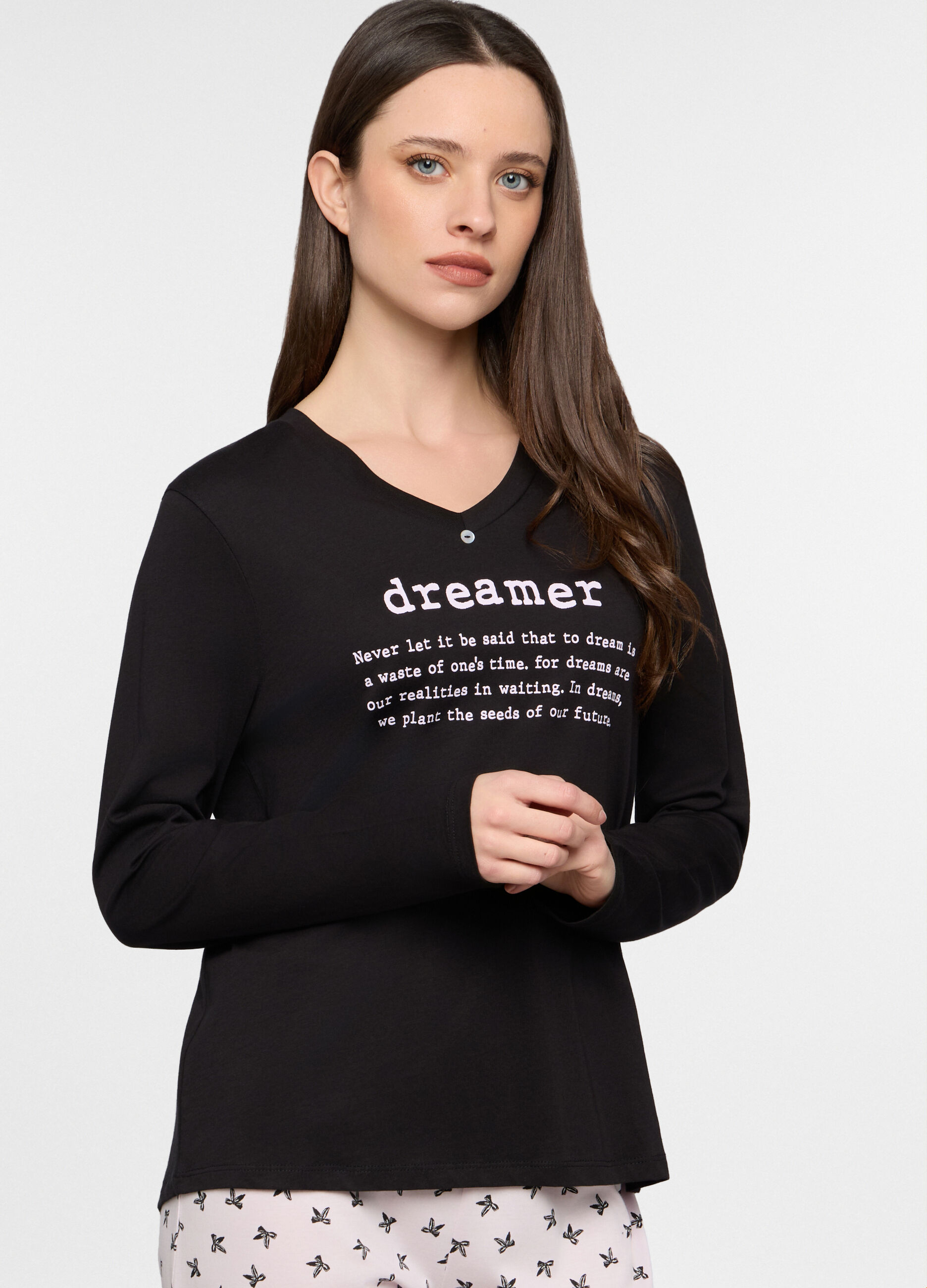 Set pigiama in jersey donna_2