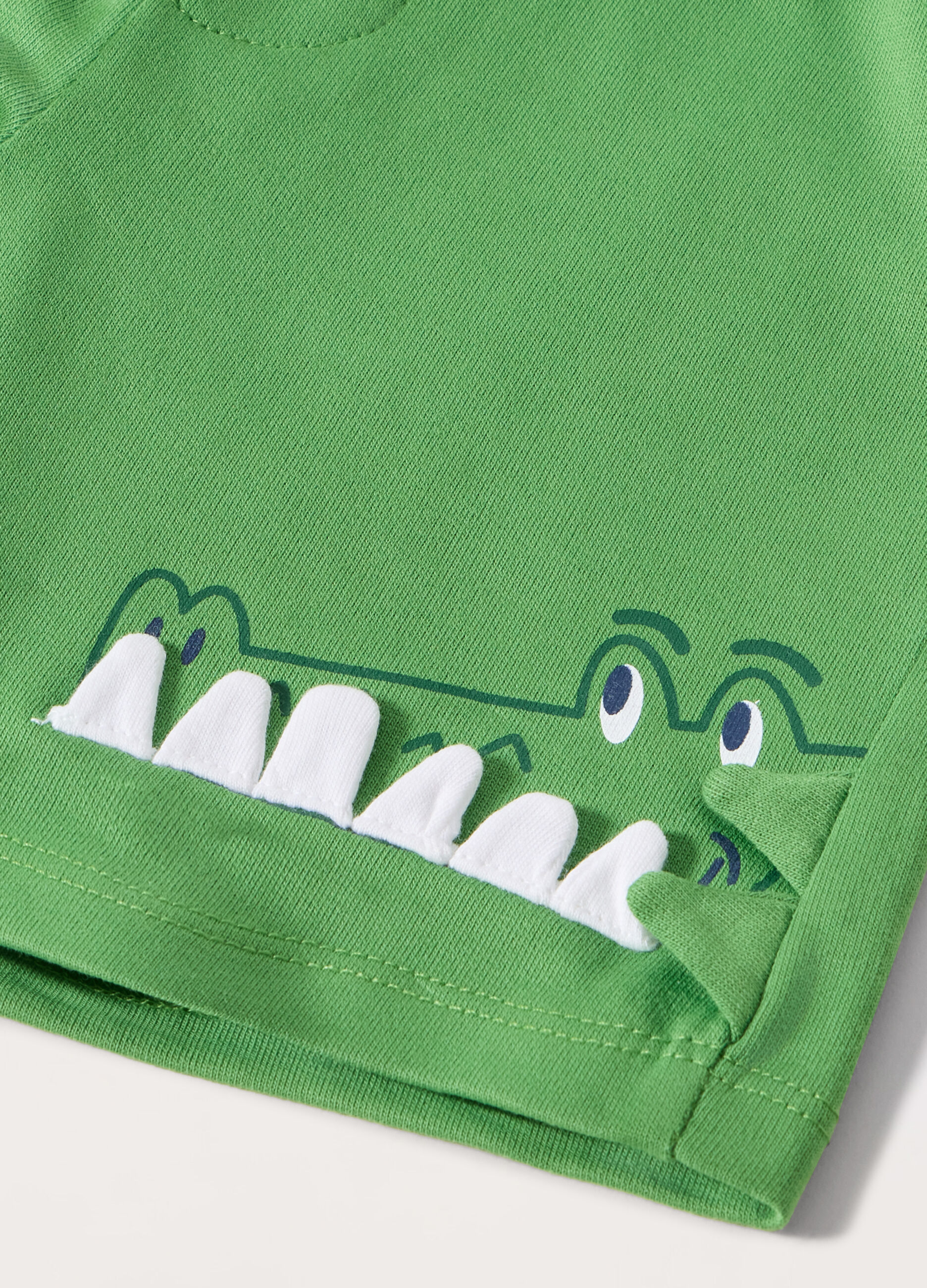 Shorts in french terry di puro cotone neonato_1