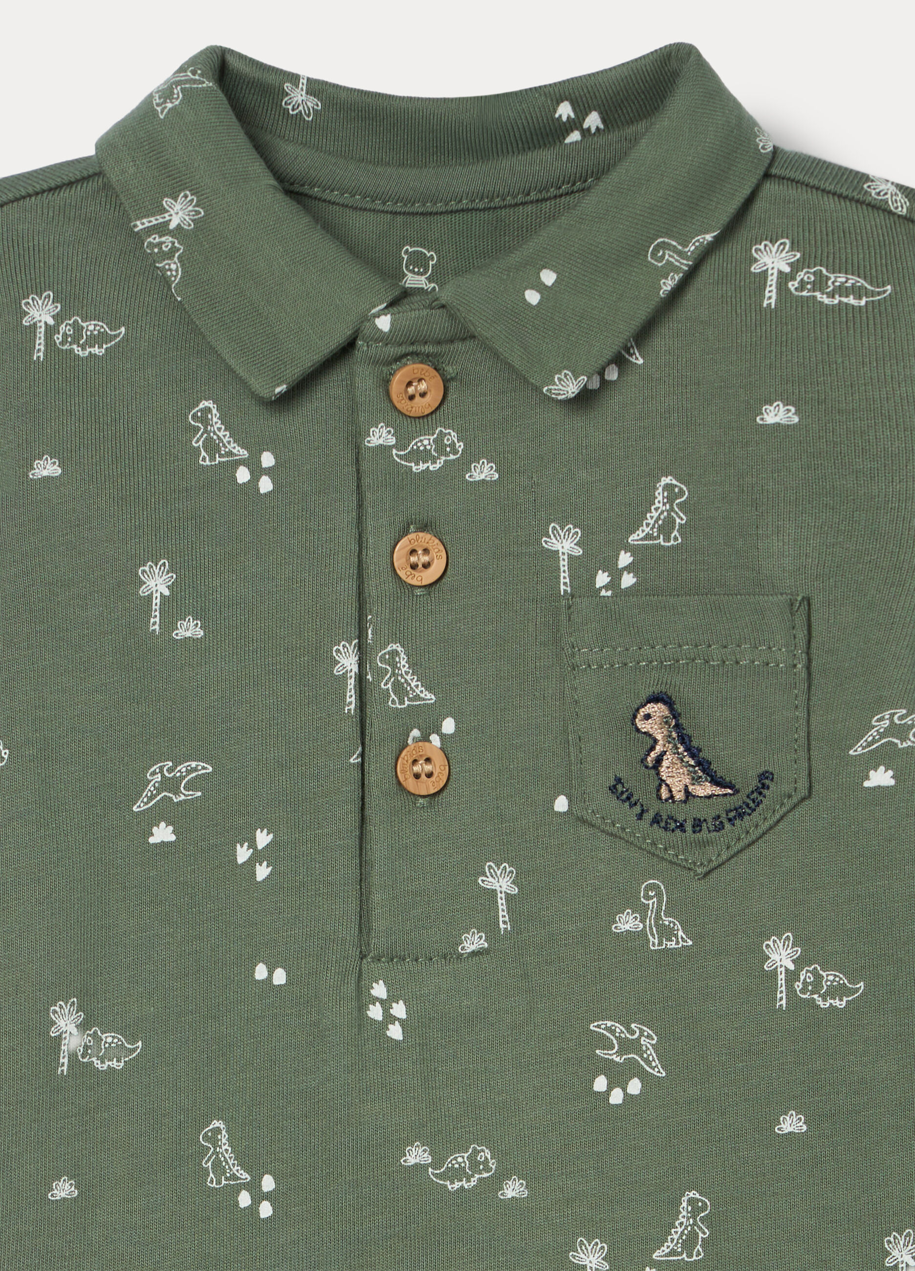 Body-polo in jersey di puro cotone neonato_2