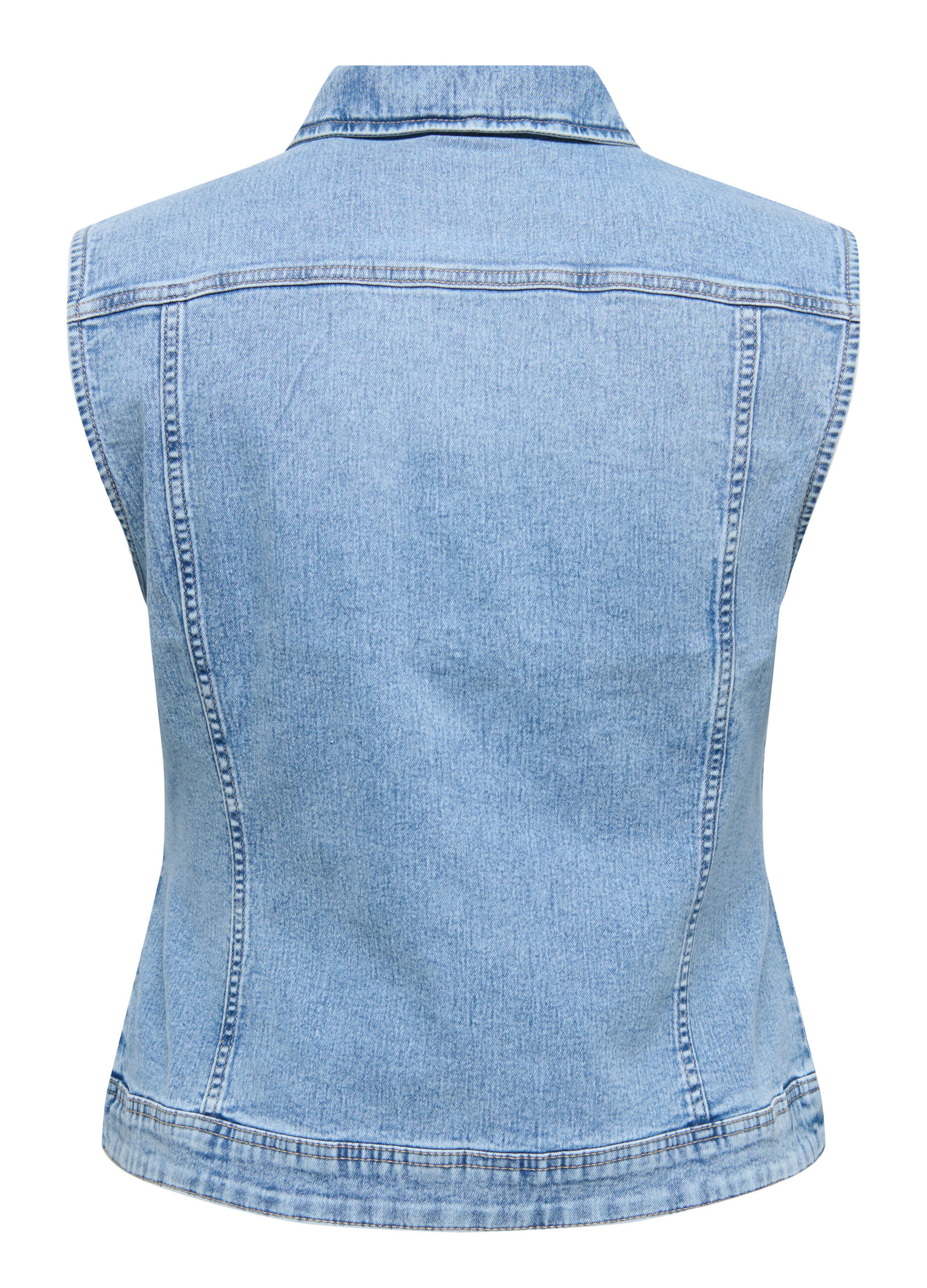 Giubbotto smanicato in denim_7