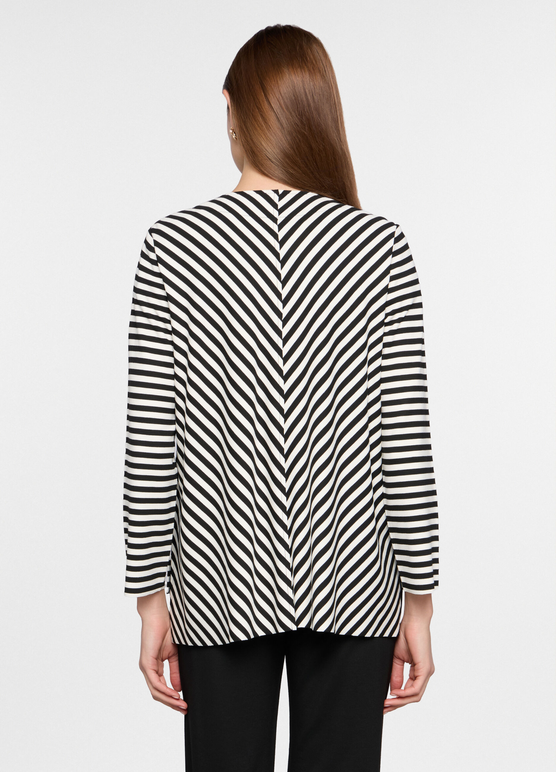 T-shirt leggera over fit in jersey stretch donna_1