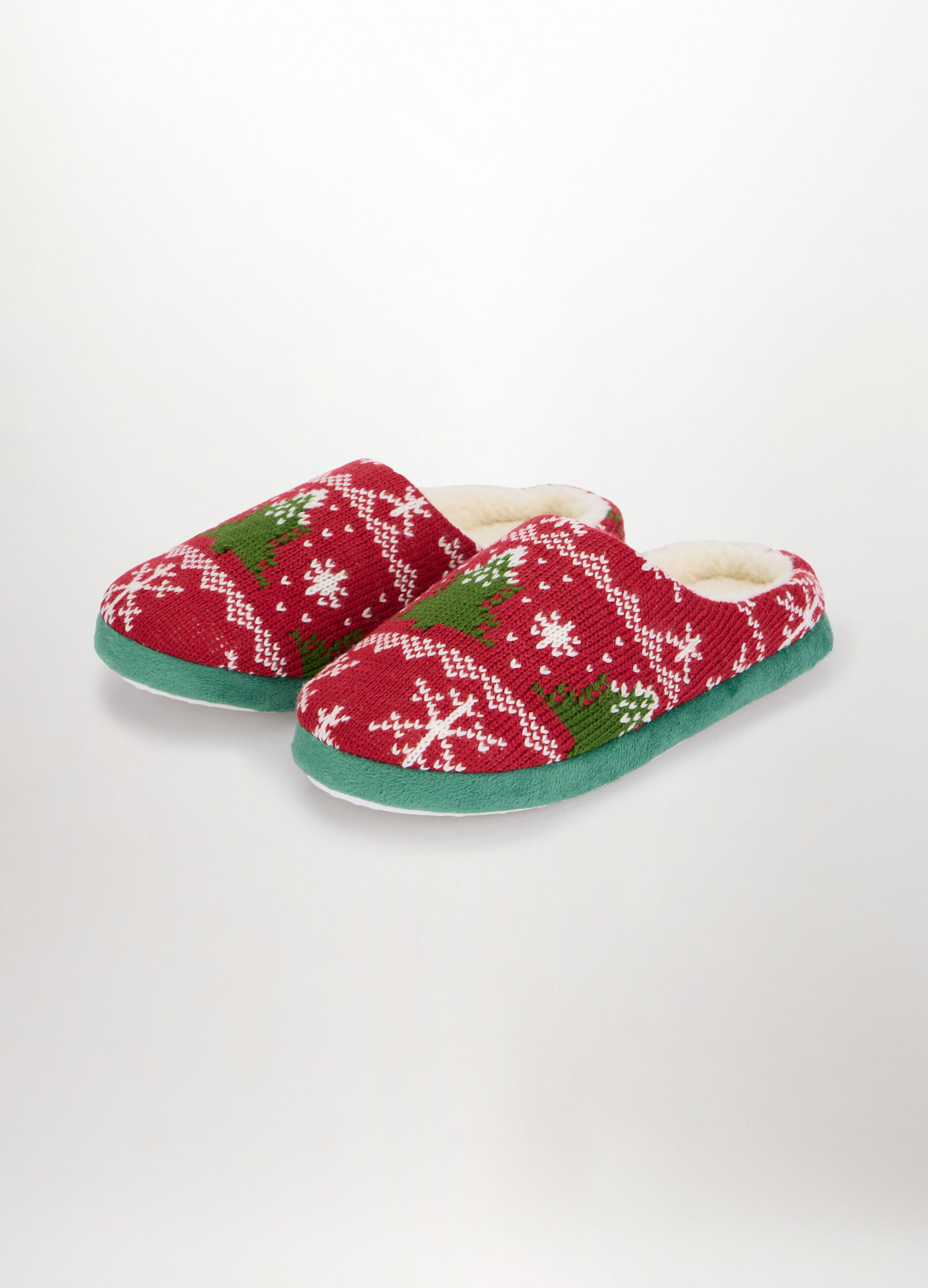 Pantofole jacquard donna_1