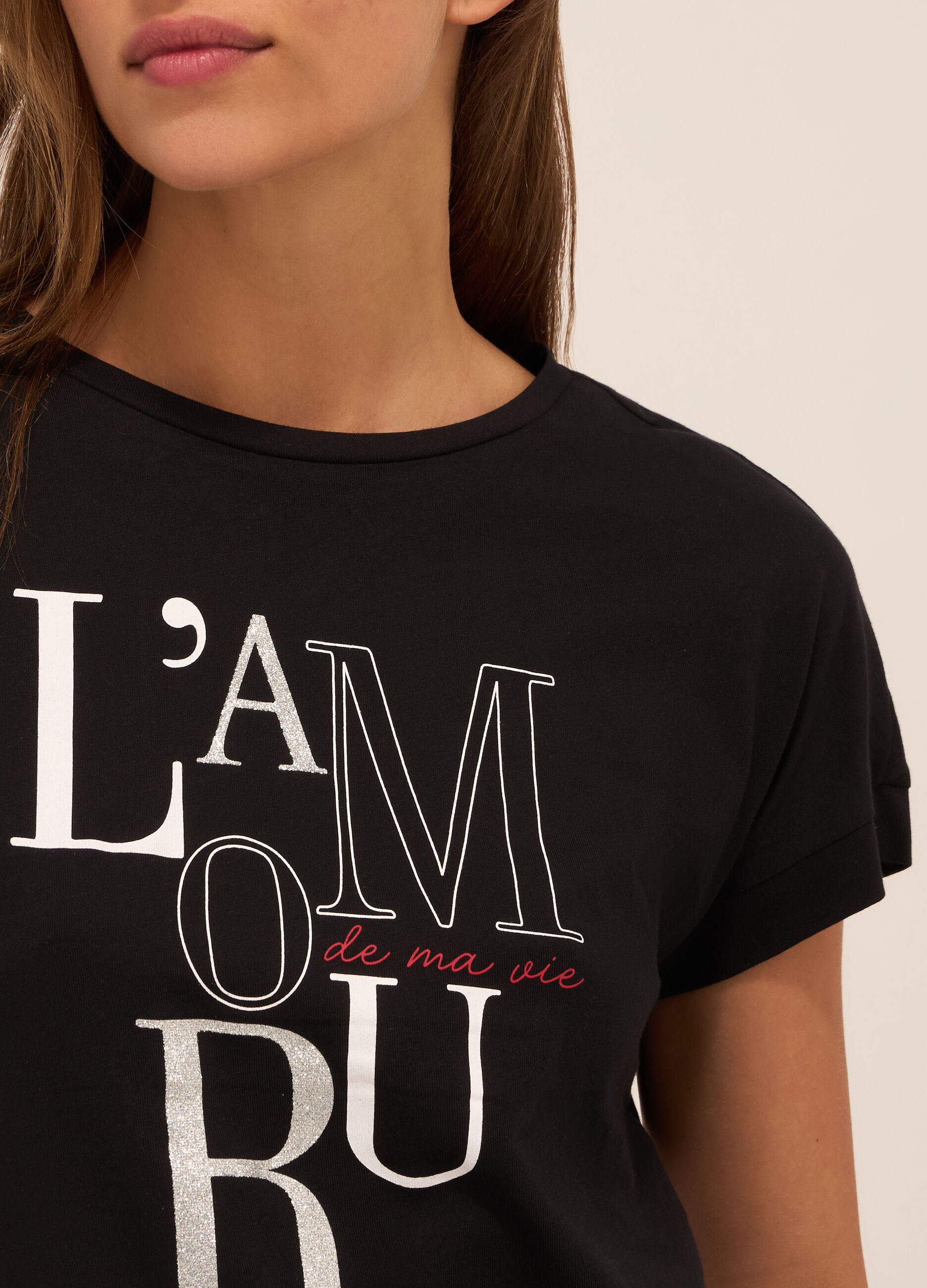T-shirt in puro cotone donna_2