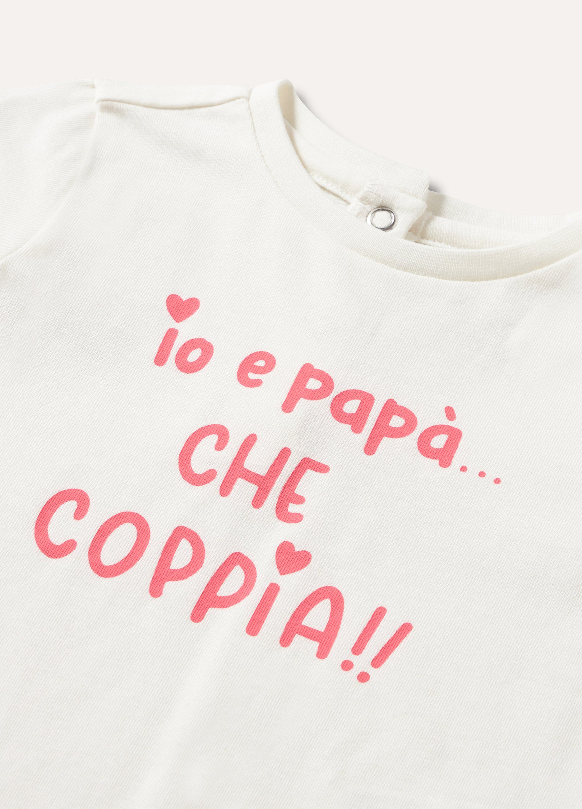 T-shirt in cotone stretch neonata_1