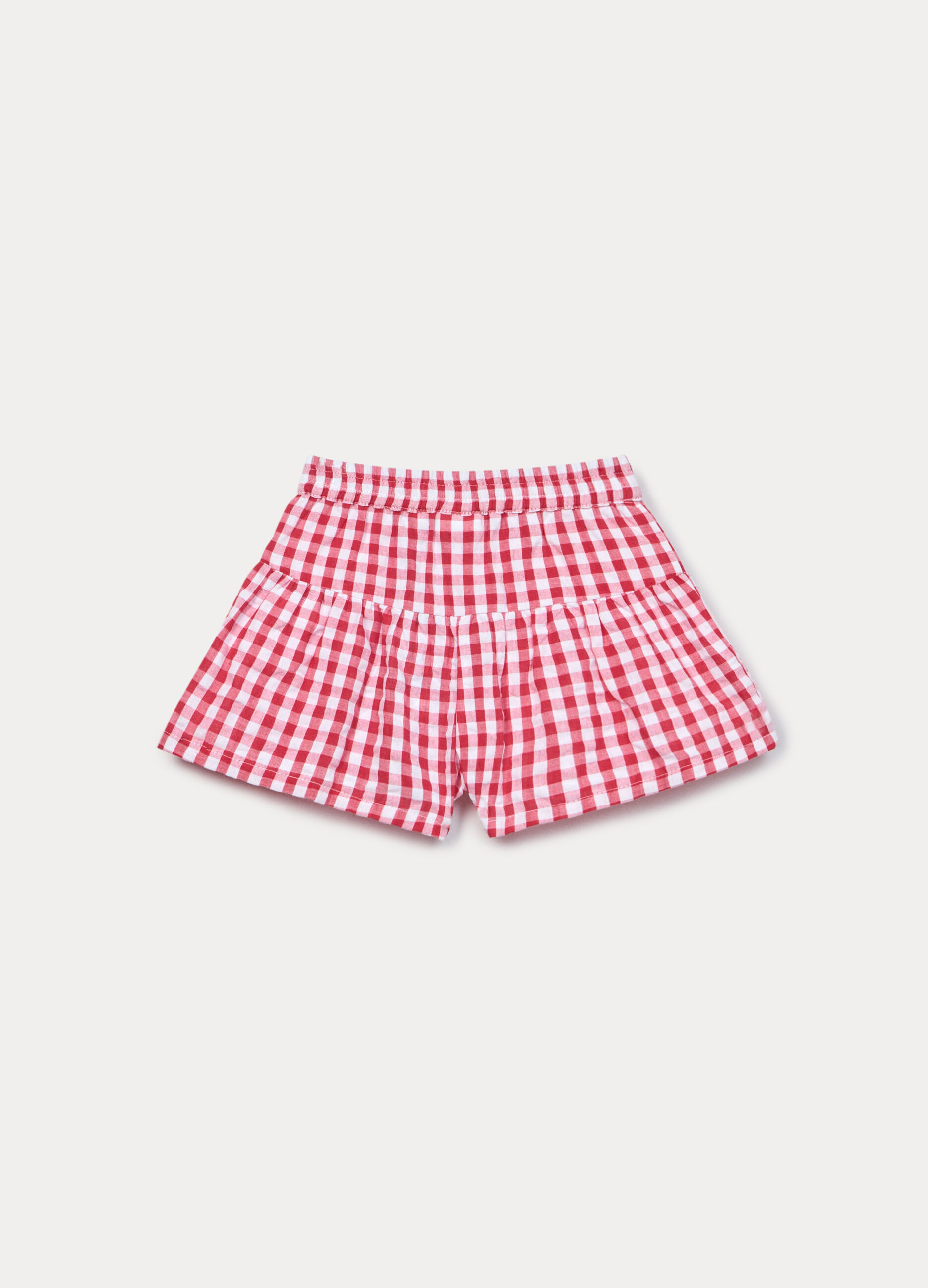 Shorts in puro cotone seersucker bimba_1