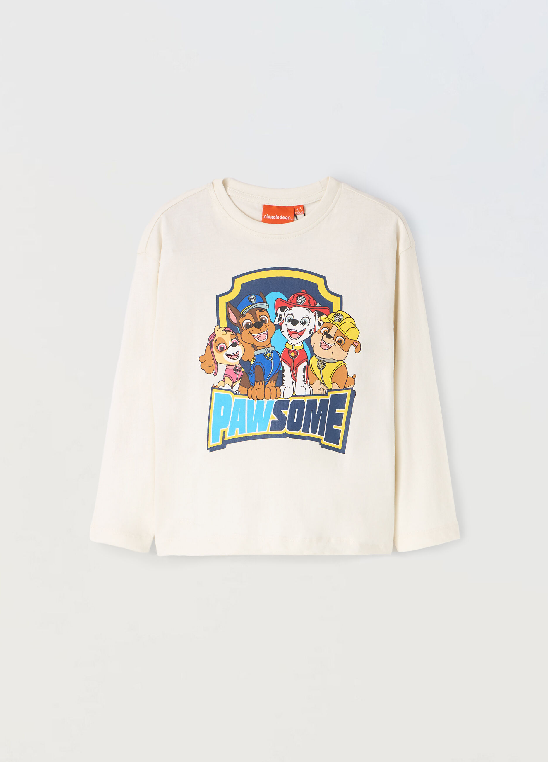 T-shirt Paw Patrol in puro cotone bambino_0