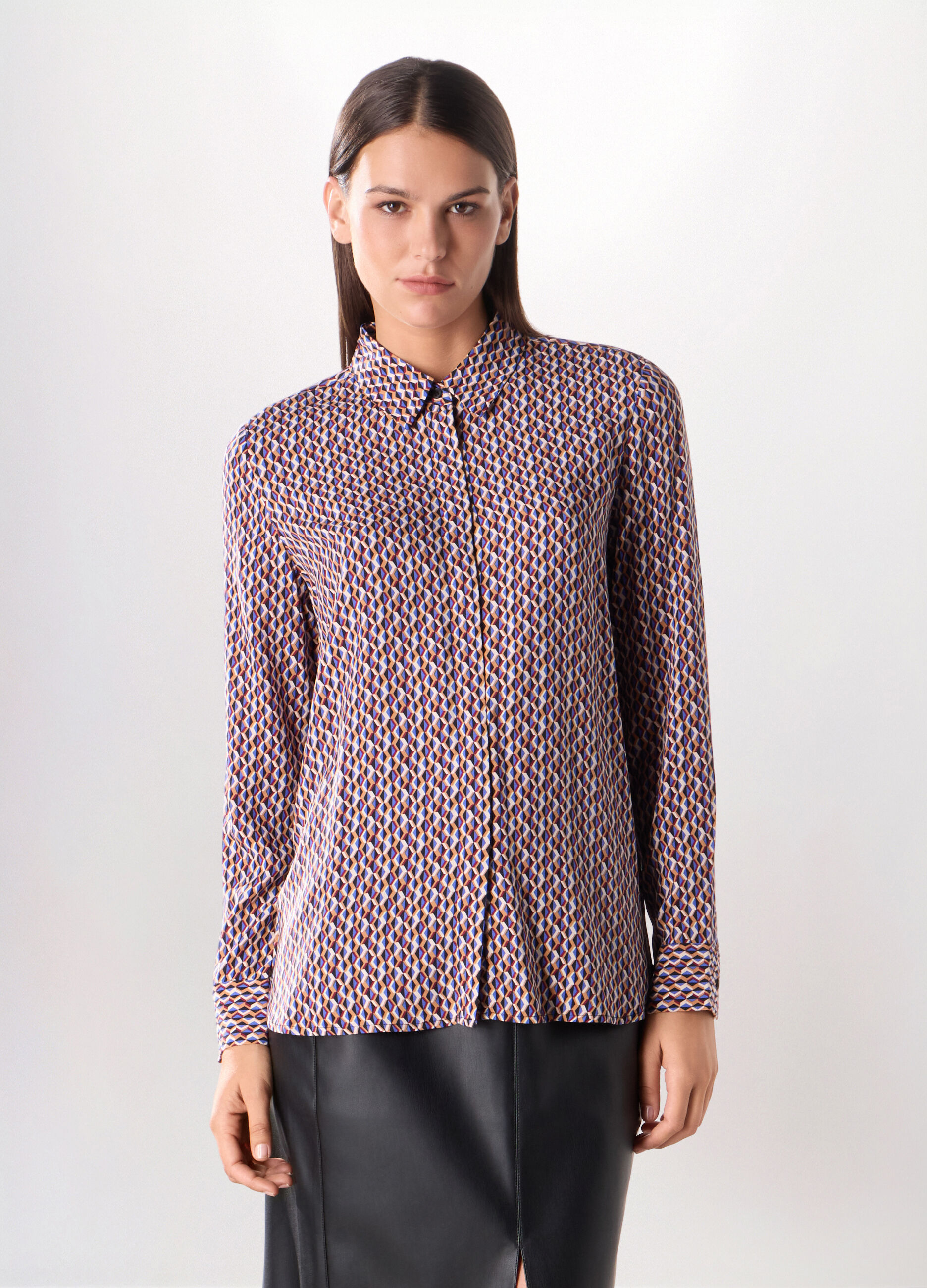 Camicia in pura viscosa donna_0